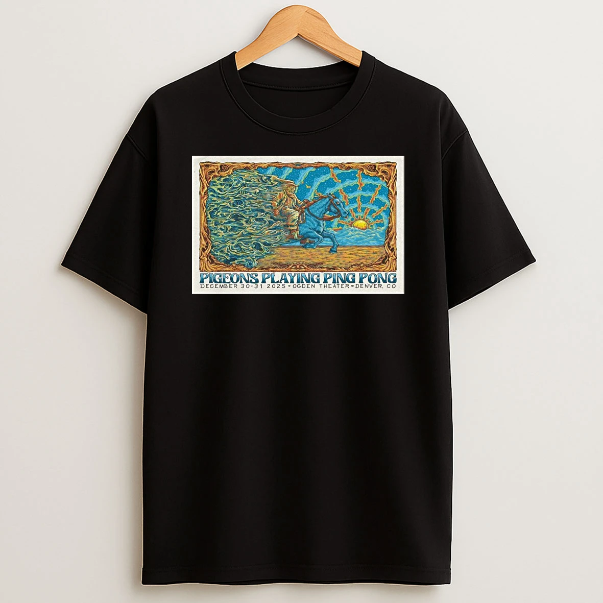 Pigeons Playing Ping Pong December 30 31 2025 Ogden Theatre In Denver Co Shirts