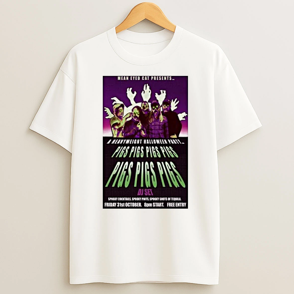 Pigs Pigs Pigs Oct 31 2025 Halloween Party Shirts
