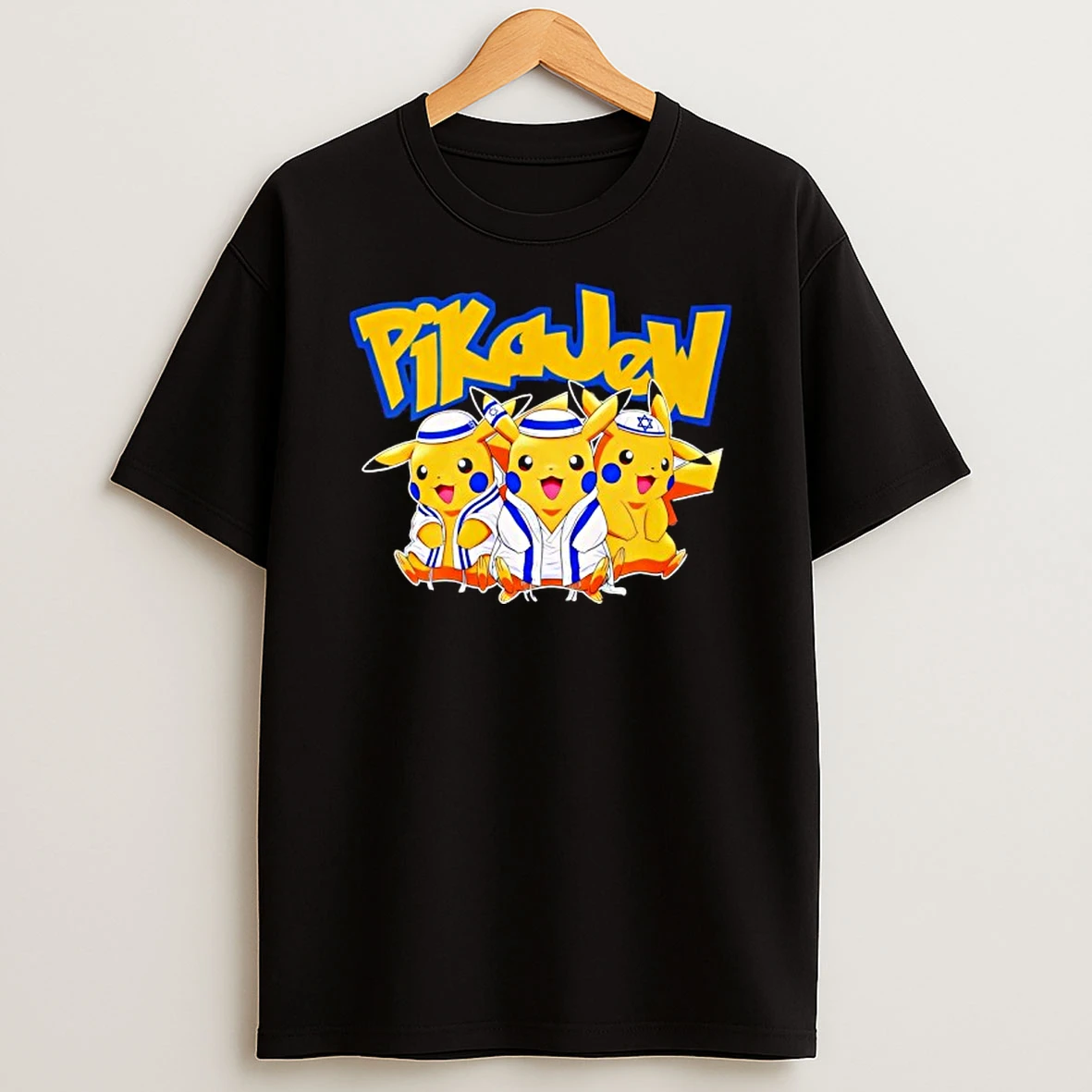 Pikajew Pikachu Kippa Shirts