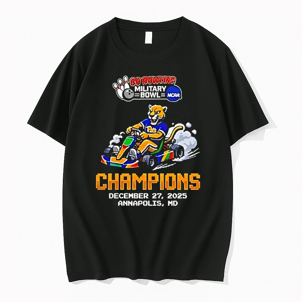 Pittsburgh Panthers Go Bowling Military Bowl Champions 2025 Bit Game Shirts