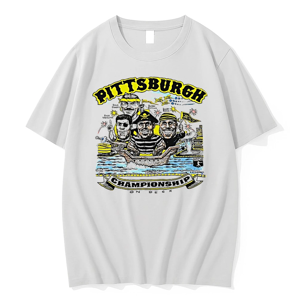 Pittsburgh Pirates Championship On Deck Caricature Vintage Shirts