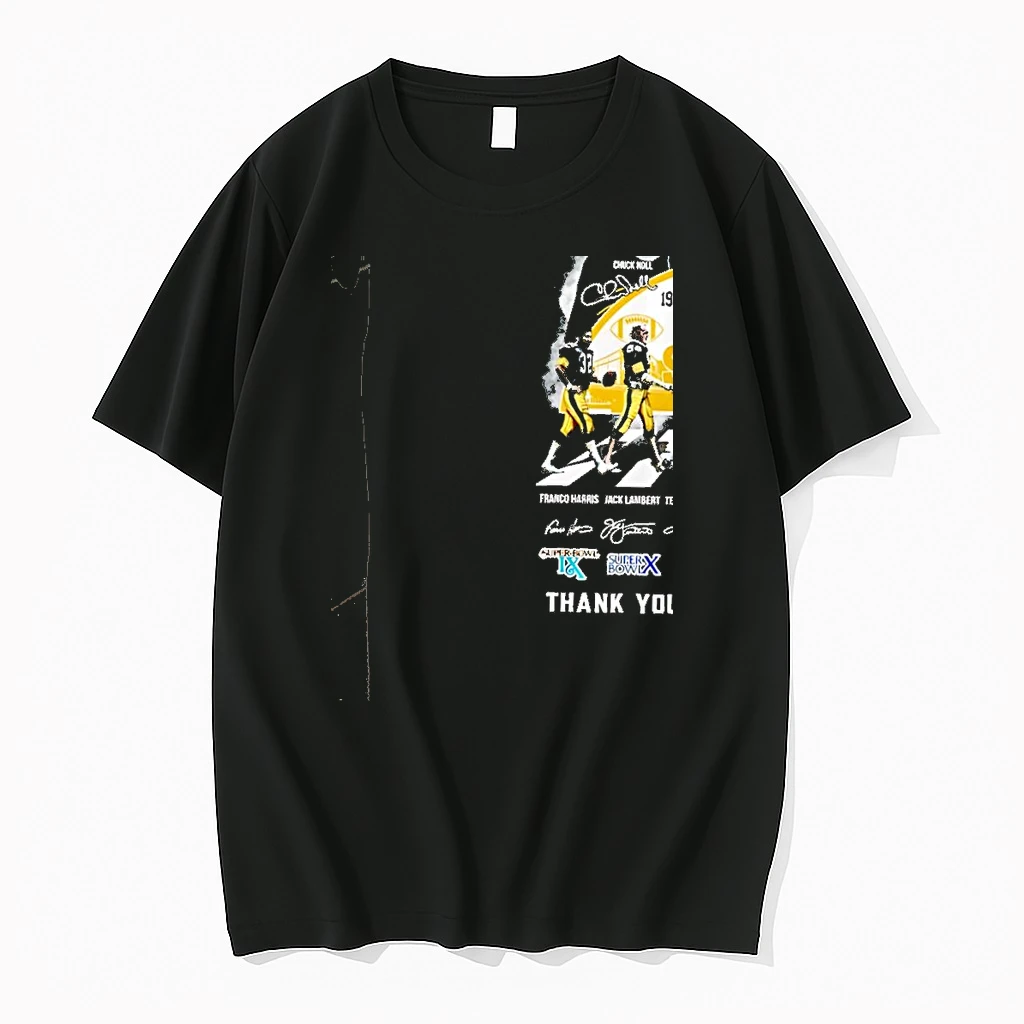 Pittsburgh Steelers 93 Years 1933 2026 Signature Thank You For The Memories Black Shirts