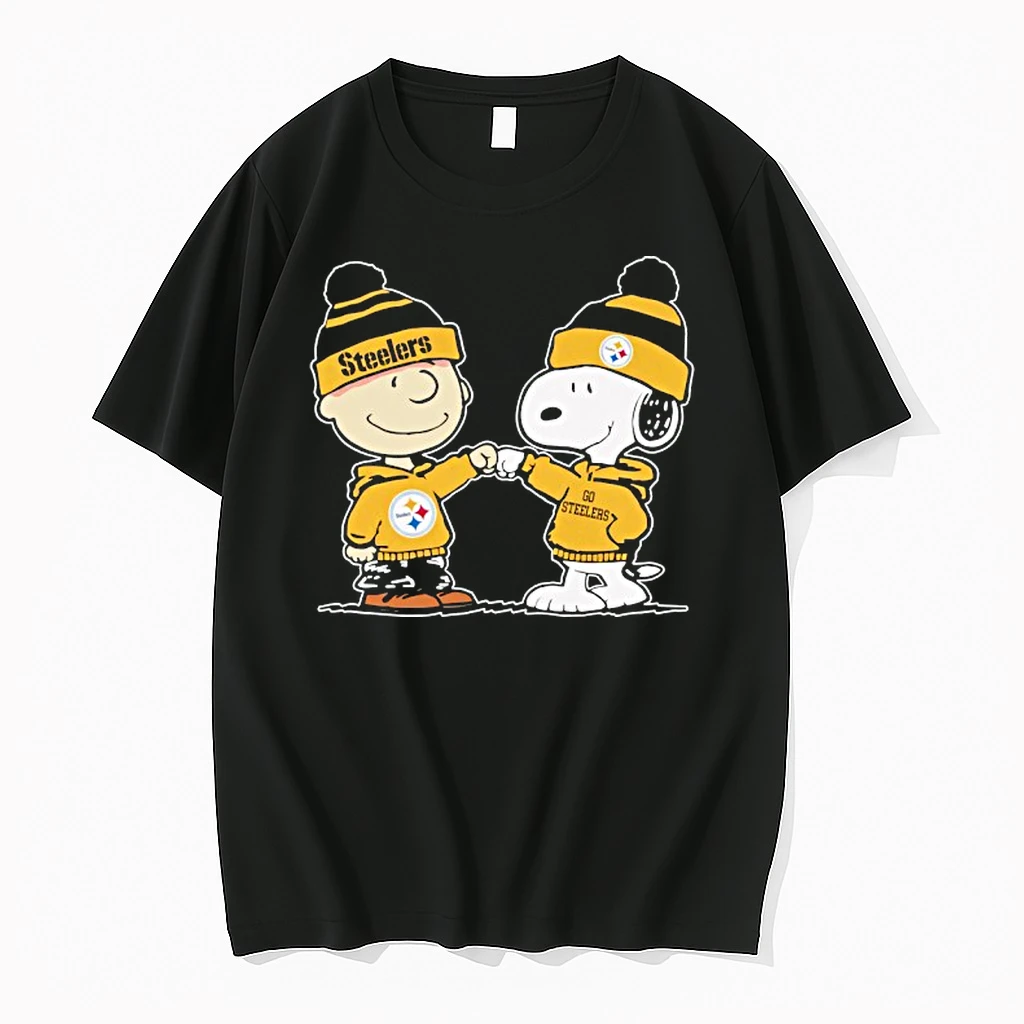Pittsburgh Steelers Snoopy And Charlie Brown Best Friends Shirts