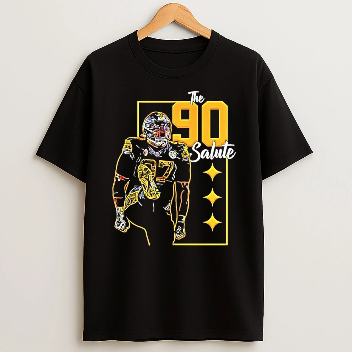Pittsburgh Steelers Tj Watt The 90 Salute Shirts