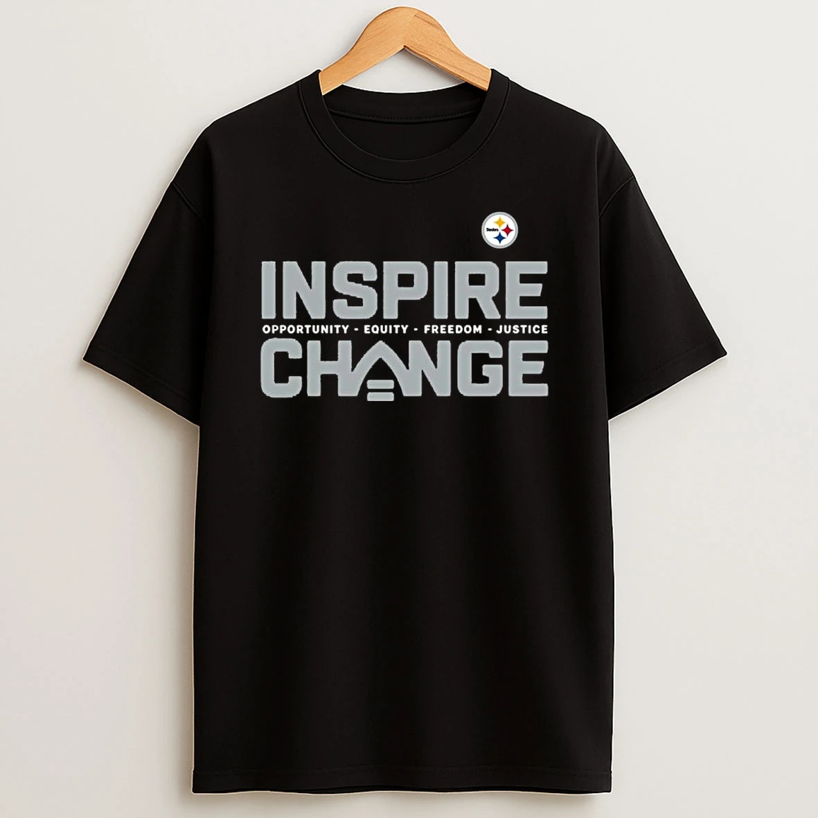 Pittsburgh Steelers X Nfl Inspire Change Opportunity Equity Freedom Justice Shirts