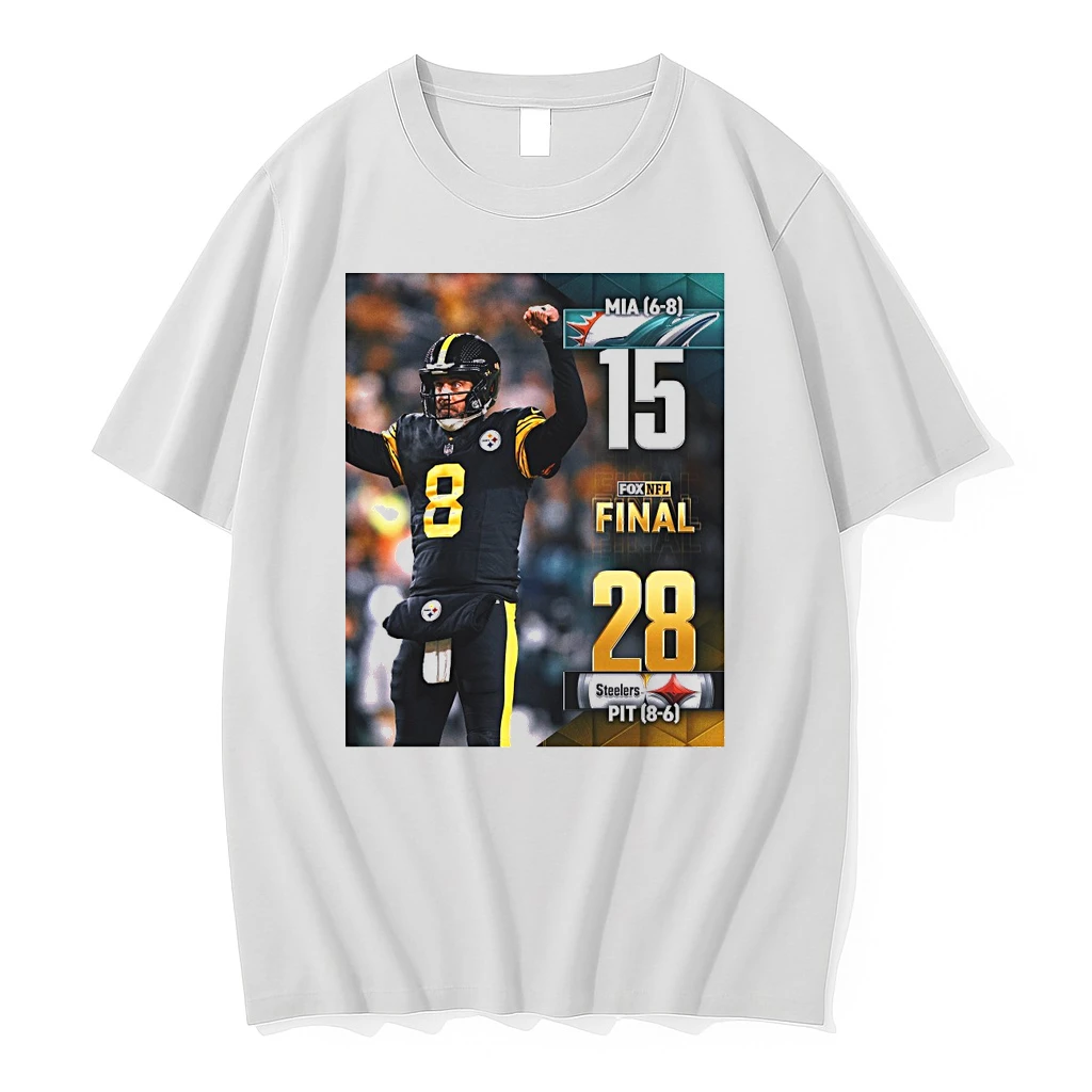 Pittsburgh Steelers Defeated The Miami Dolphins Final Score 28 15 On December 15 2025 Fox Nfl Shirts
