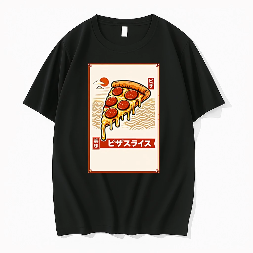 Pizza Japanese Aesthetic Pizza Lovers Shirts