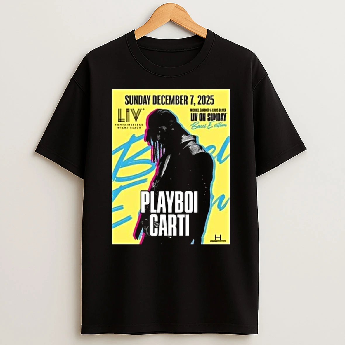 Playboi Carti Live At Liv Miami On December 7 2025 Basel Shirts