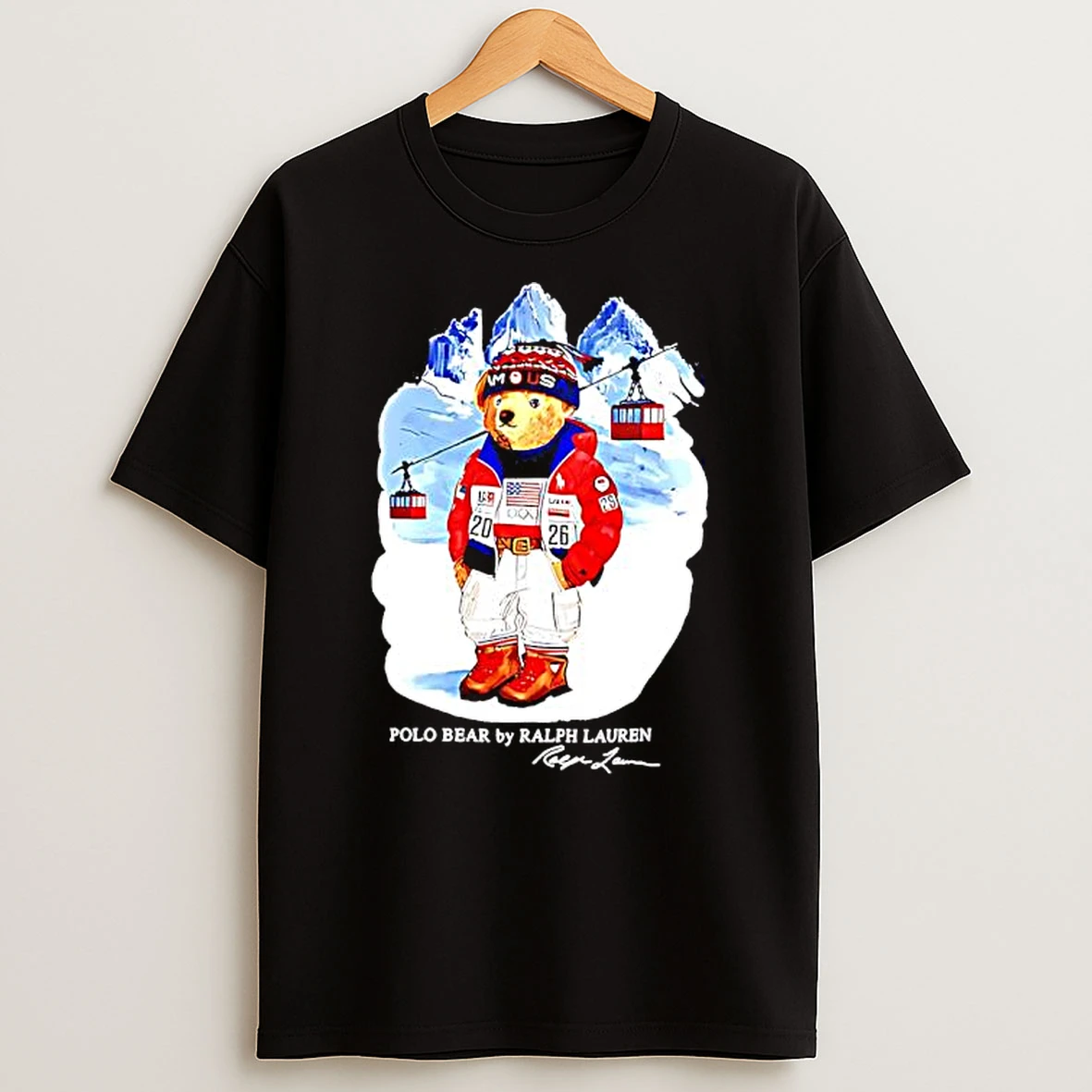 Polo Ralph Lauren Team Usa Polo Bear Ice Shirts