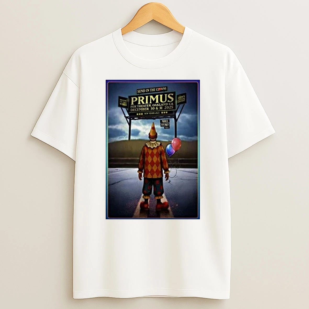 Primus Nye In Oakland Ca On Dec 30 31 2025 Shirts