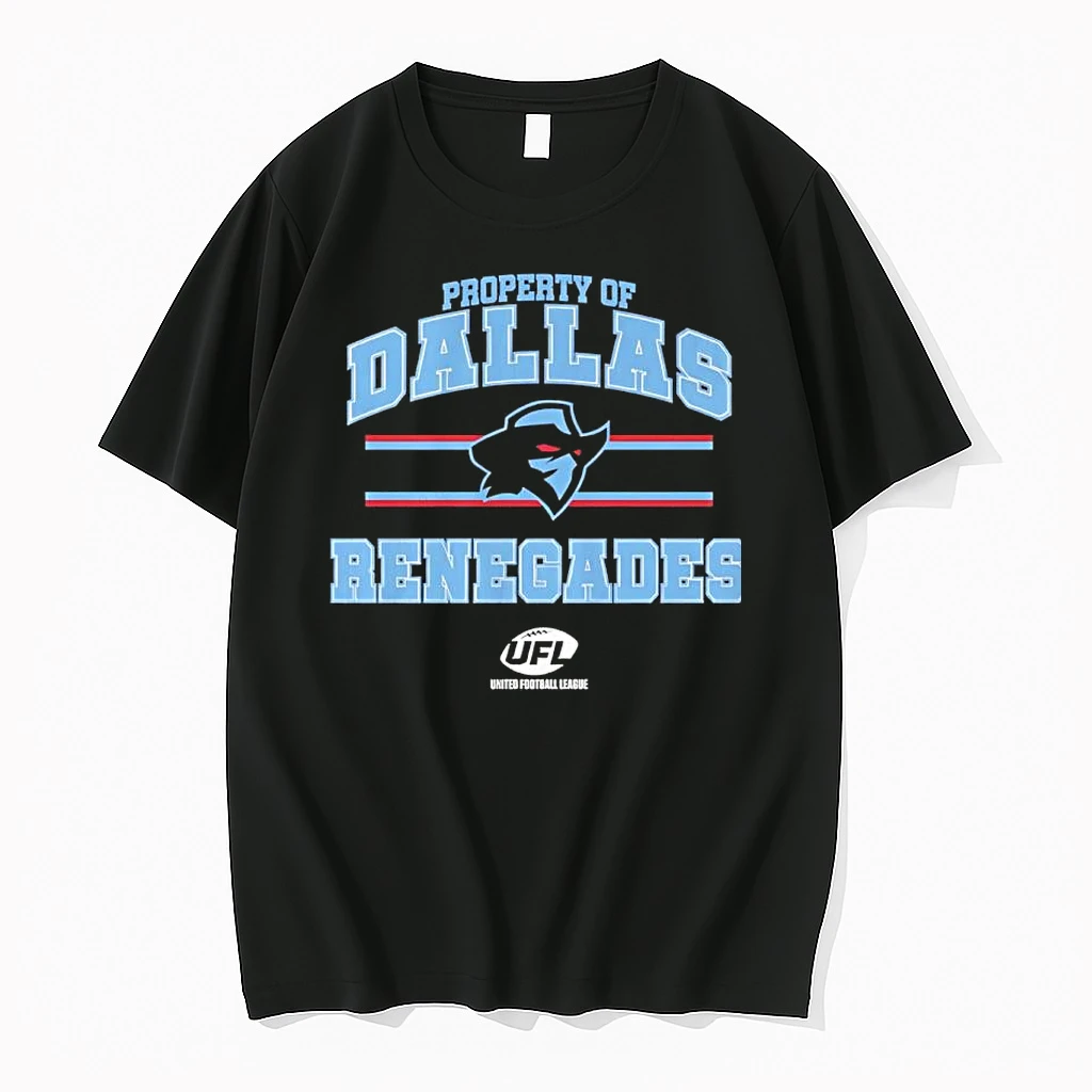 Property Of Dallas Renegades 2025 Ufl Shirts