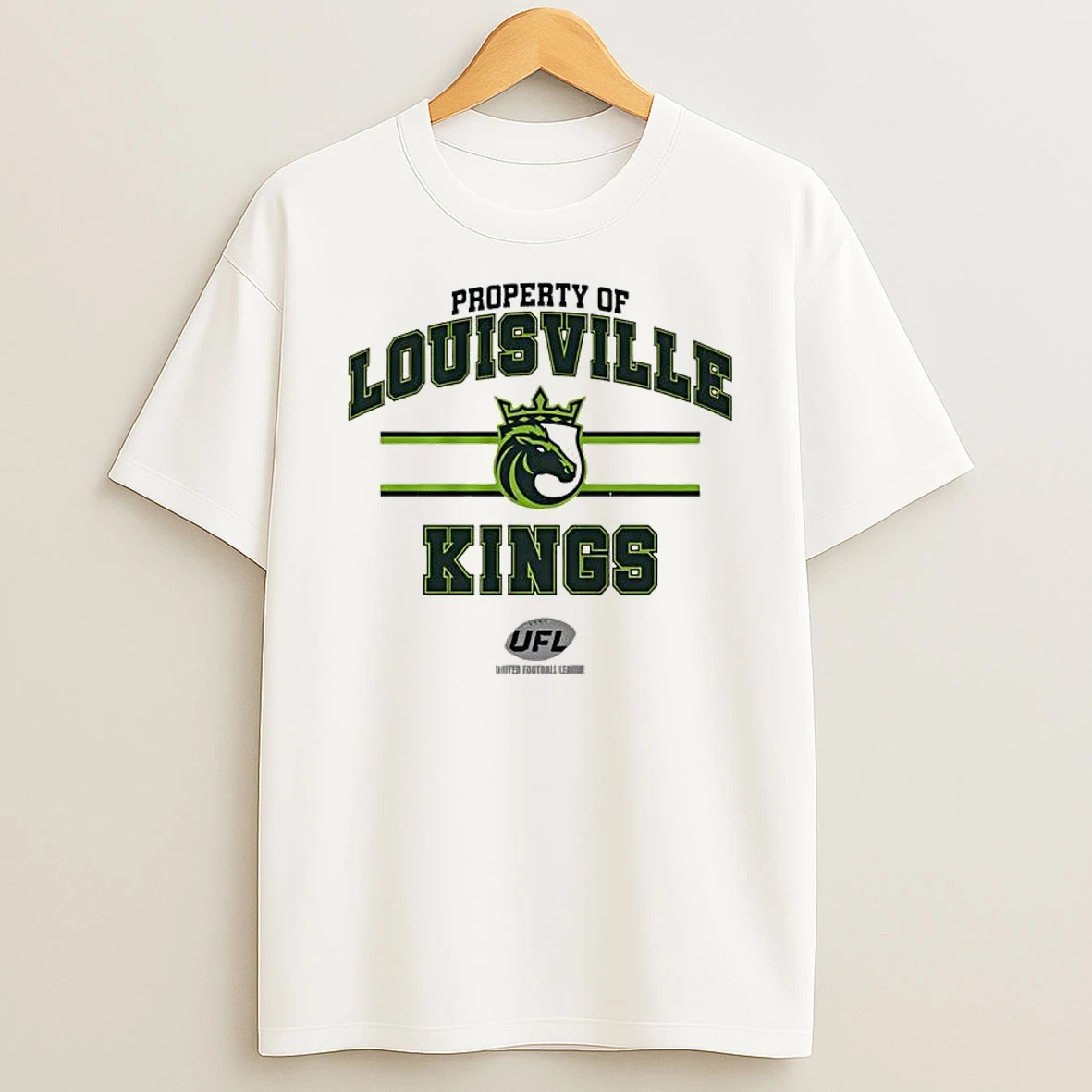 Property Of Louisville Kings 2025 Ufl Shirts