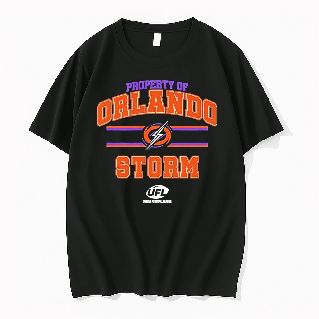 Property Of Orlando Storm 2025 Ufl Shirts