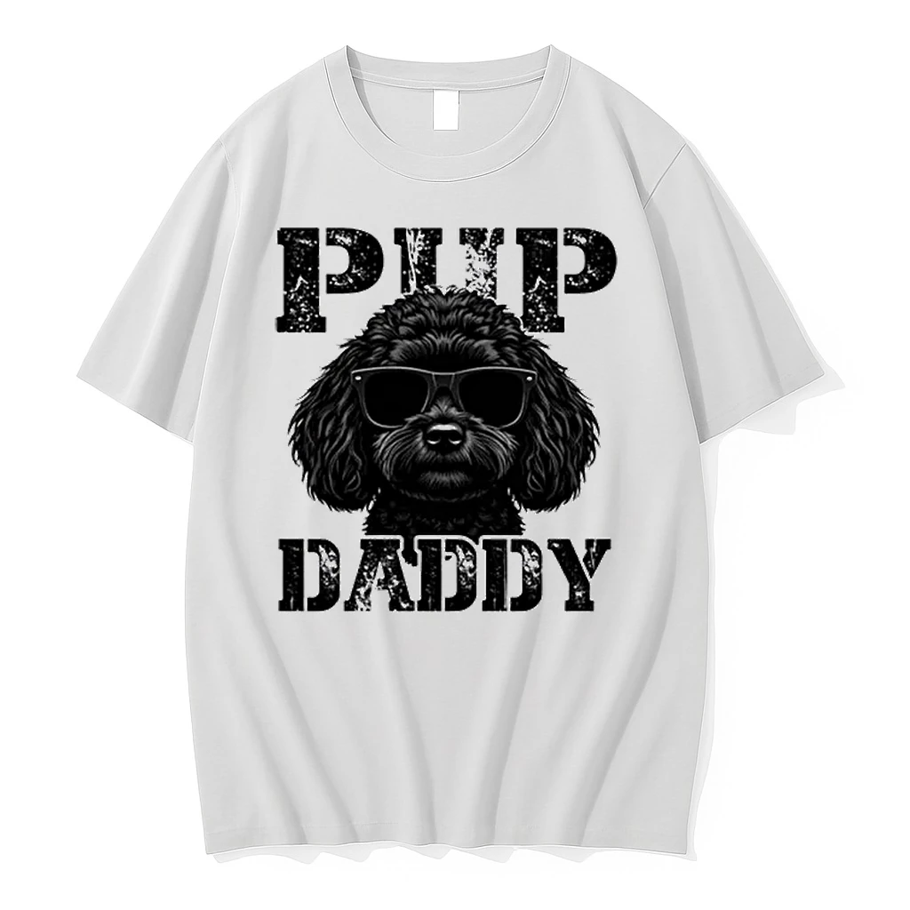 Pup Daddy Shih Poo Black Shirts