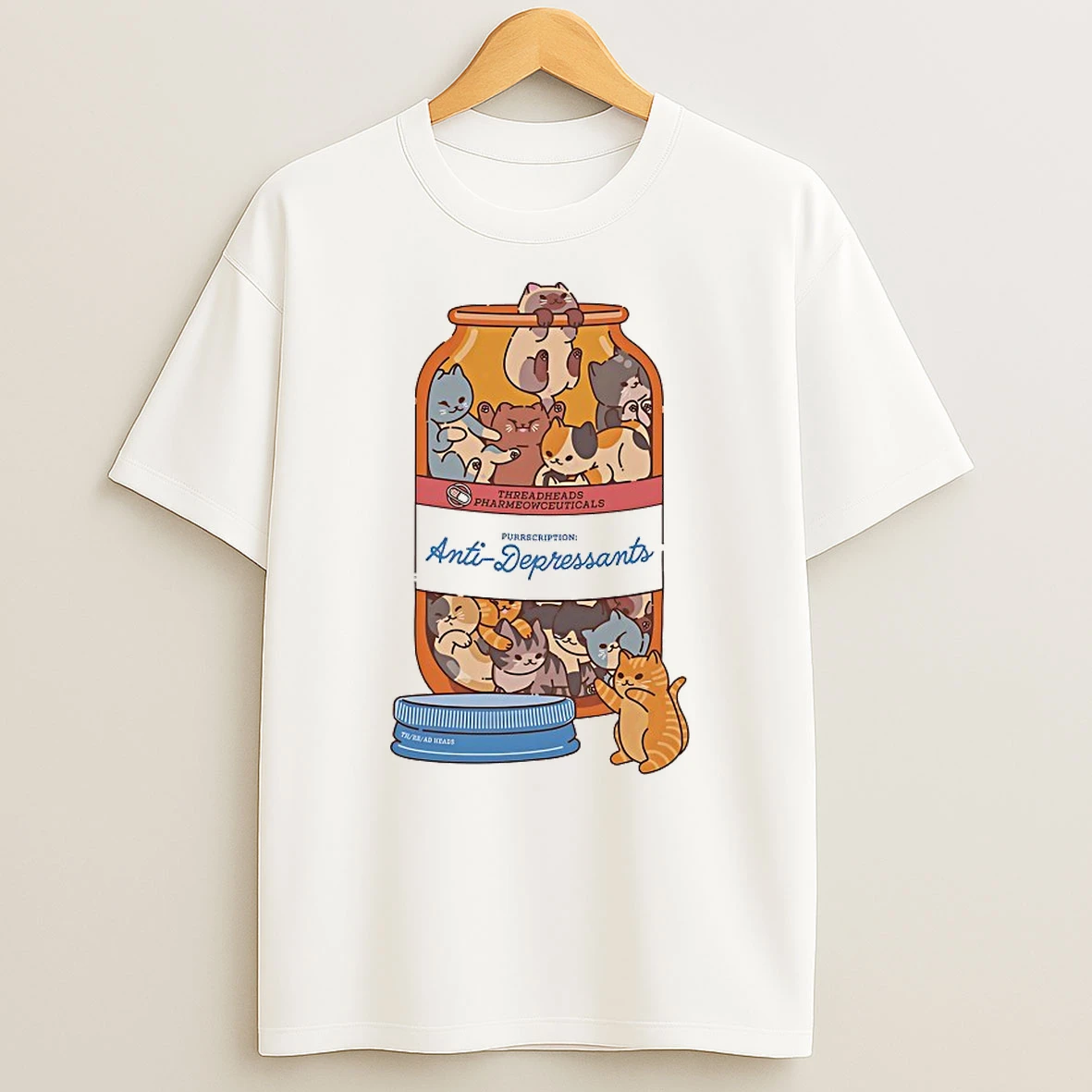 Purrscription Anti Depressants Cat Shirts