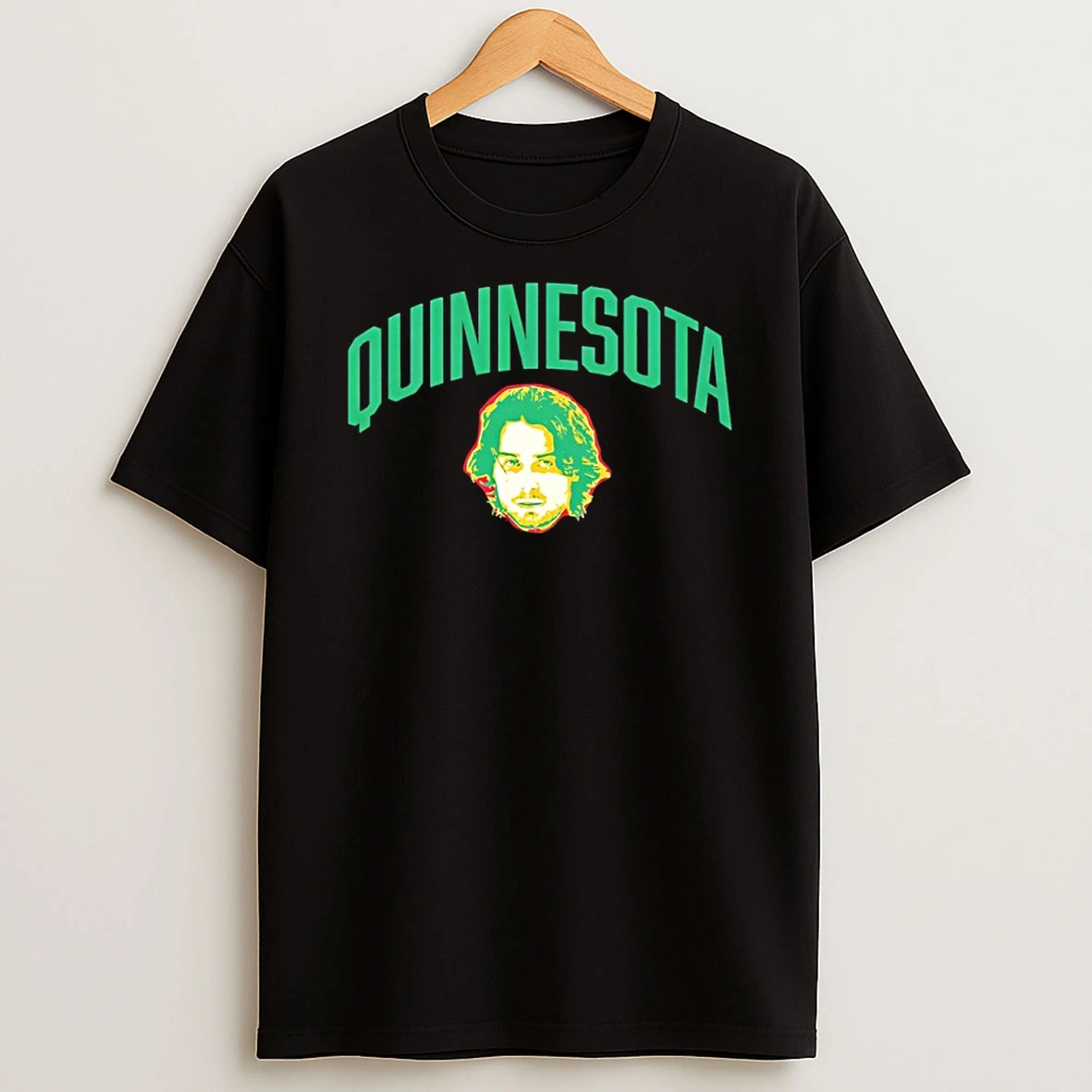 Quinn Hughes Minnesota Wild Quinnesota Big Head Shirts