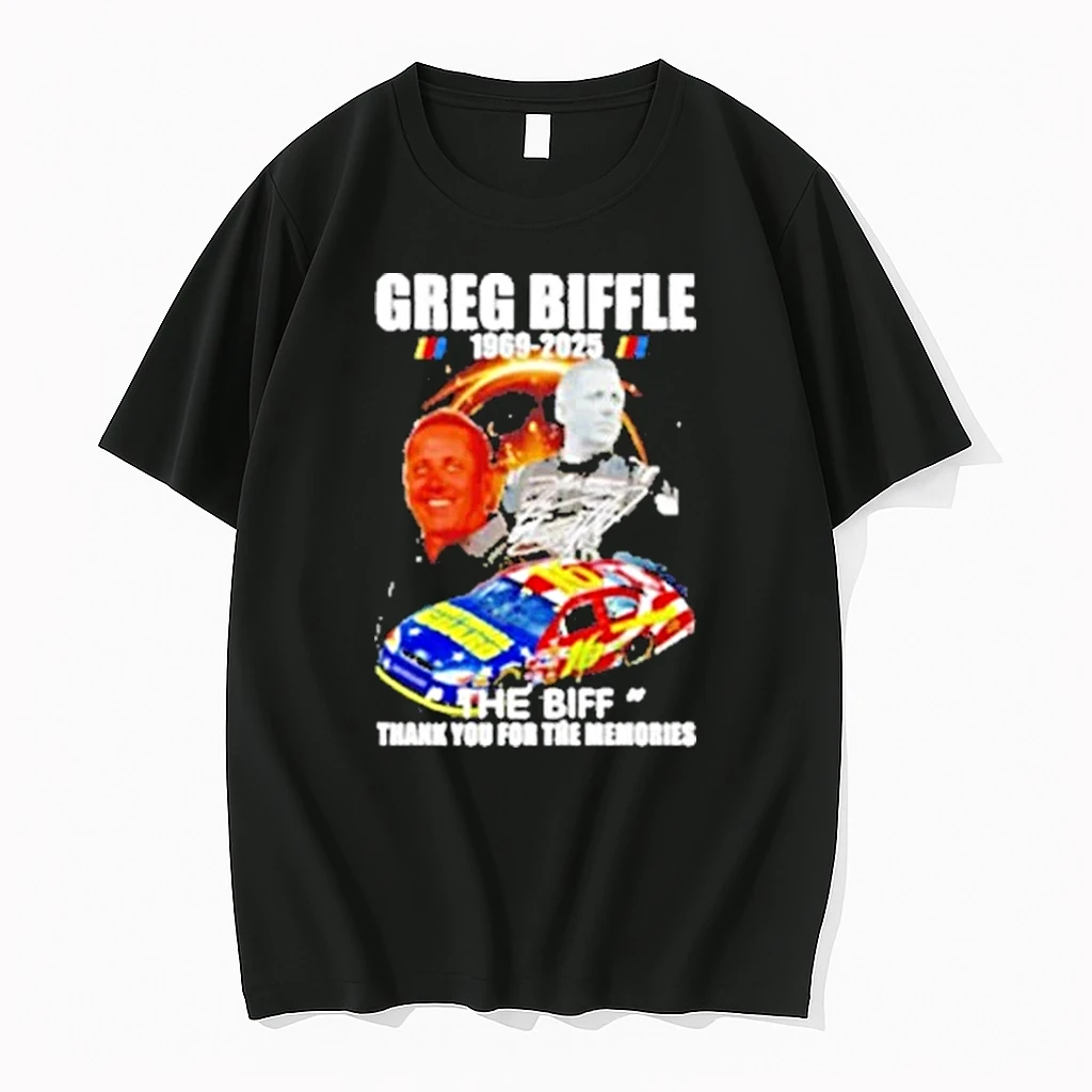 R I P Greg Biffle 1969 2025 Thank You For The Memories Shirts