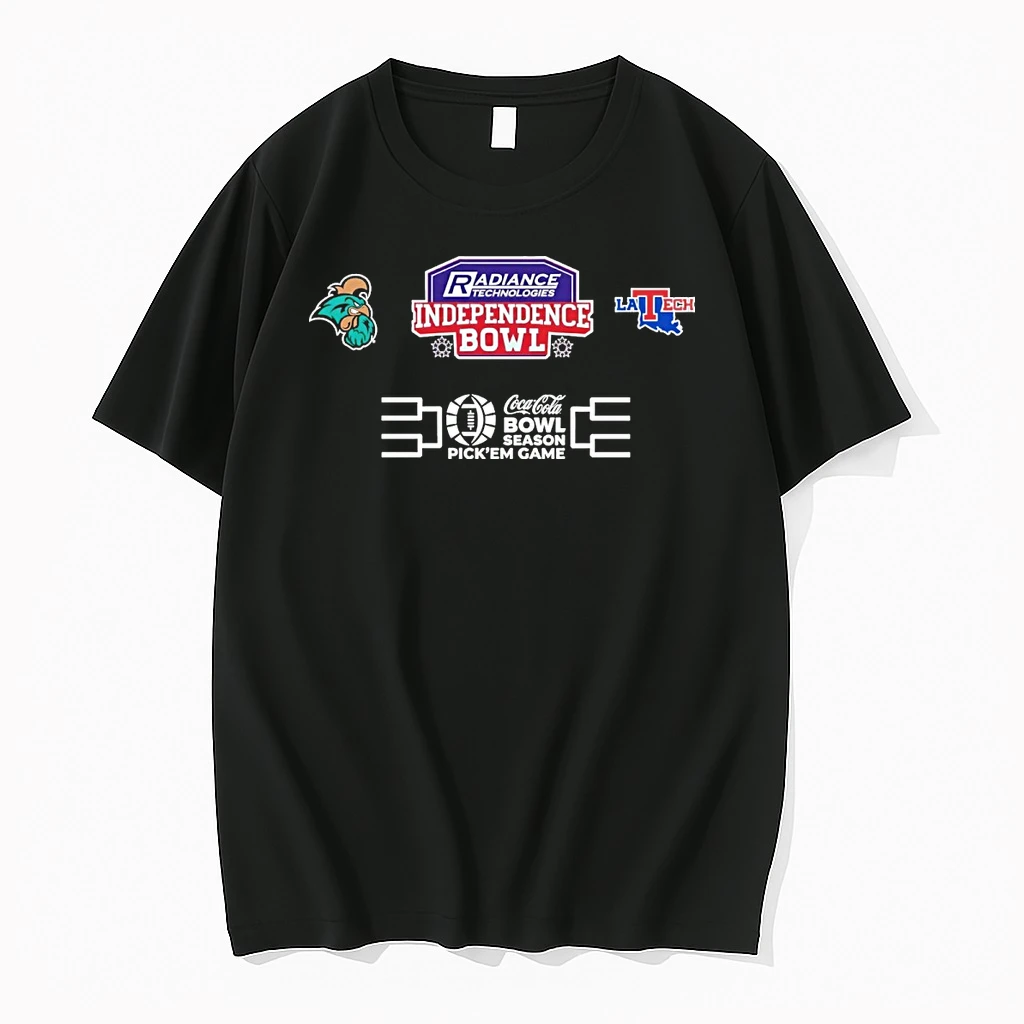 Radiance Technologies Independence Bowl Chanticleers Vs Louisiana Tech Bowl Season Logos Shirts