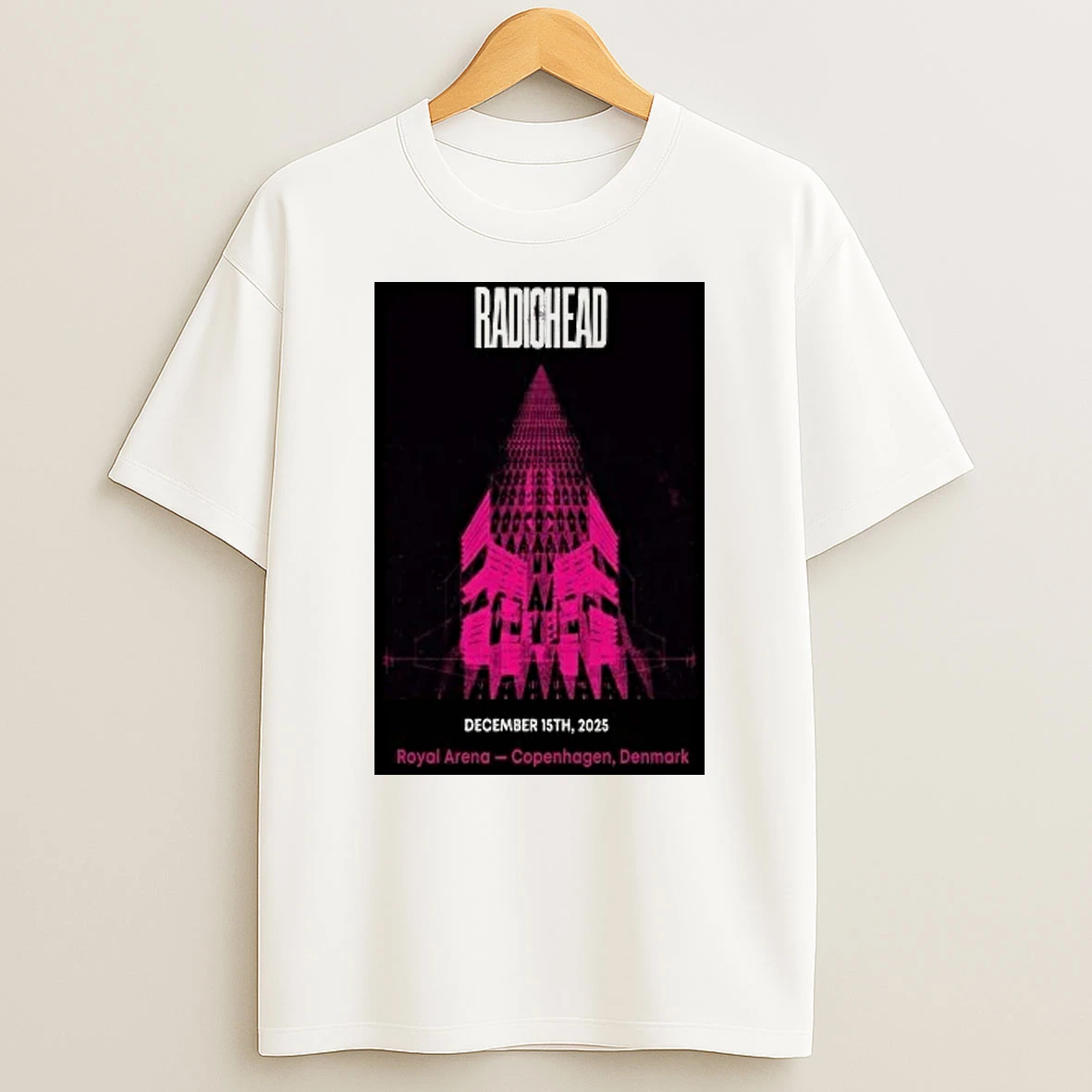 Radiohead Copenhagen Denmark Dec 15 2025 Shirts