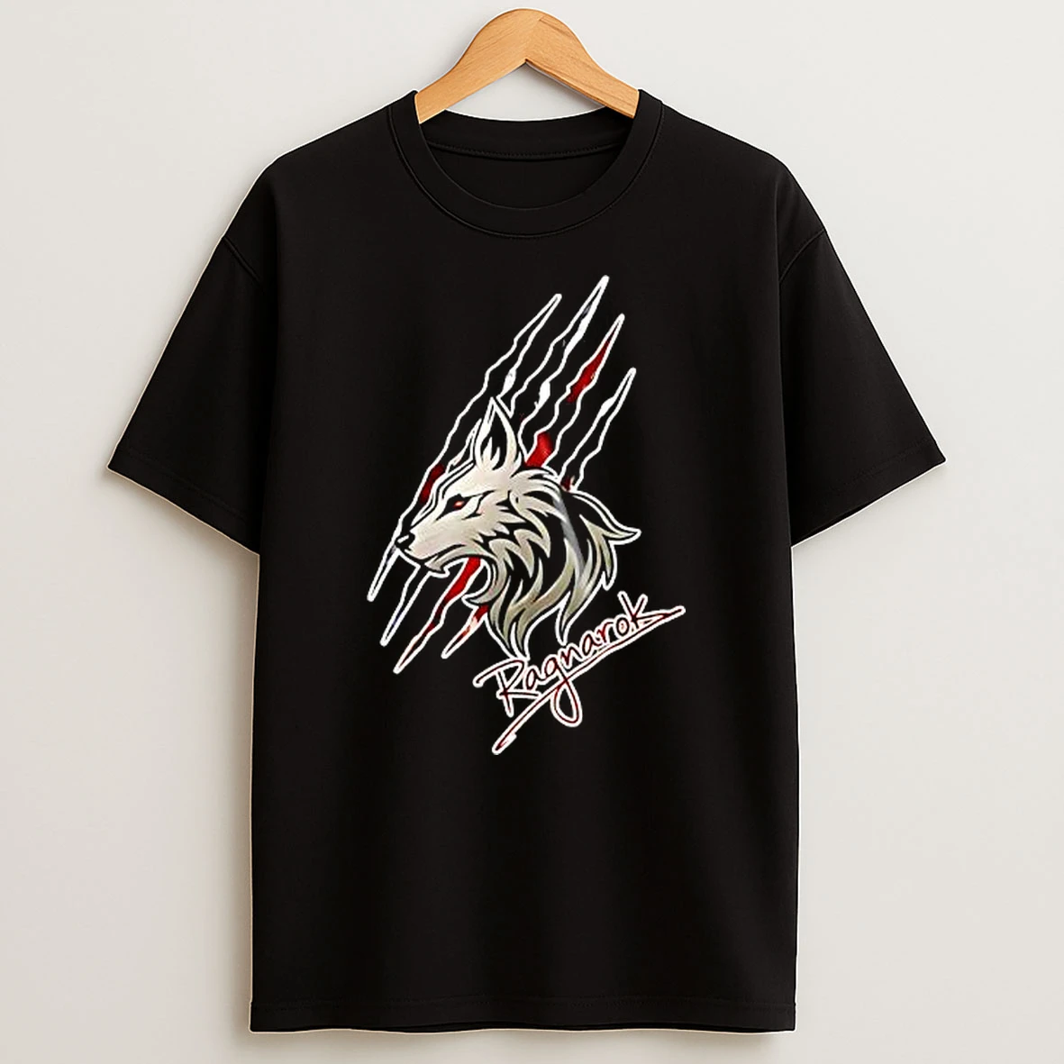 Ragnarok Wolf Design Stylish Shirts
