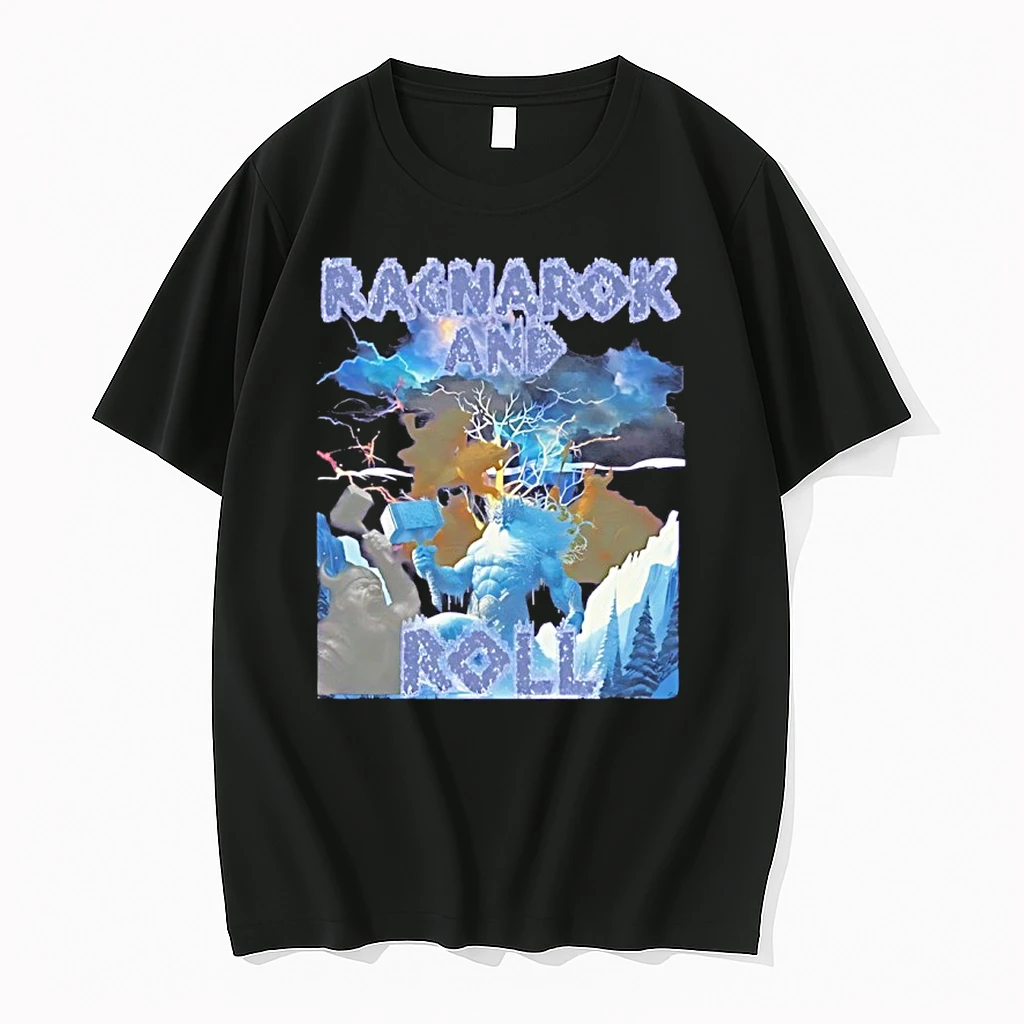 Ragnarok And Roll Minnesota Vikings Graphic Shirts