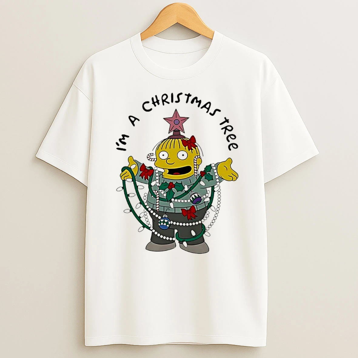 Ralph Wiggum Im A Christmas Tree Shirts