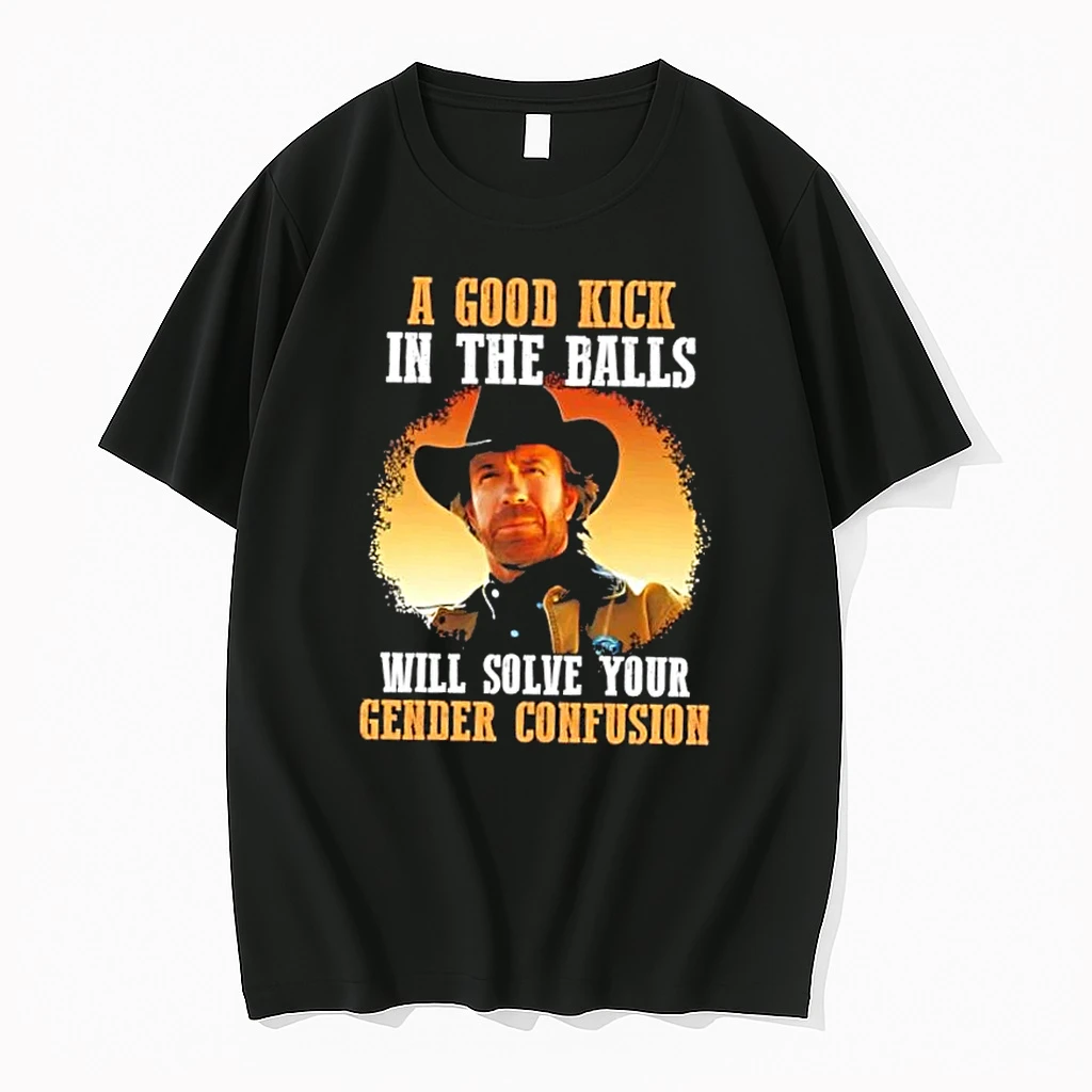 Ranger Cordell Walker A Good Kick In The Balls Will Solve Your Gender Confusion Shirts