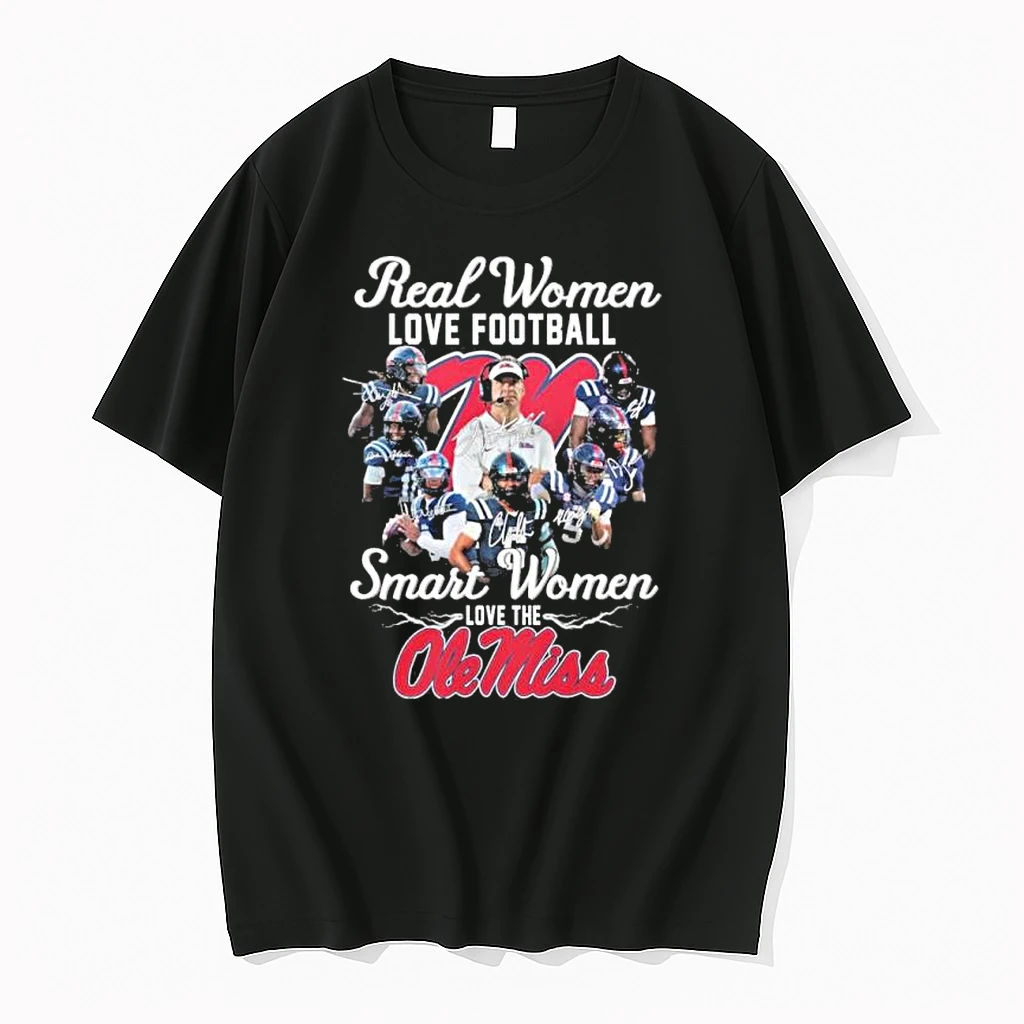 Real Women Love Football Smart Women Love The Ole Miss Rebels Cfp Shirts