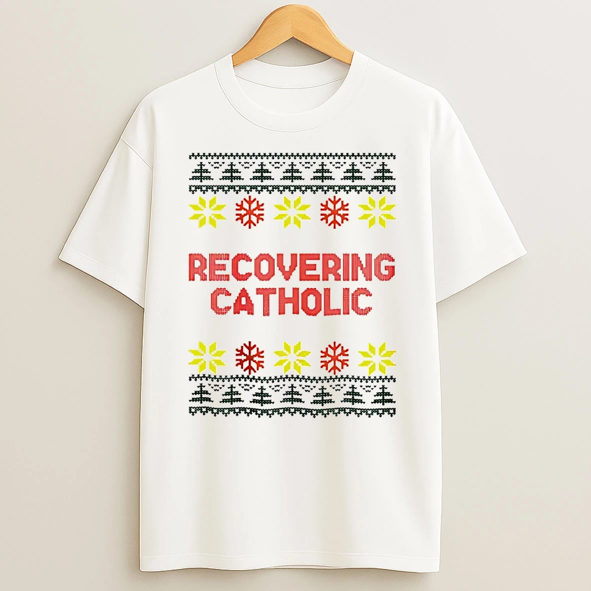 Recovering Catholic Ugly Christmas 2025 Shirts