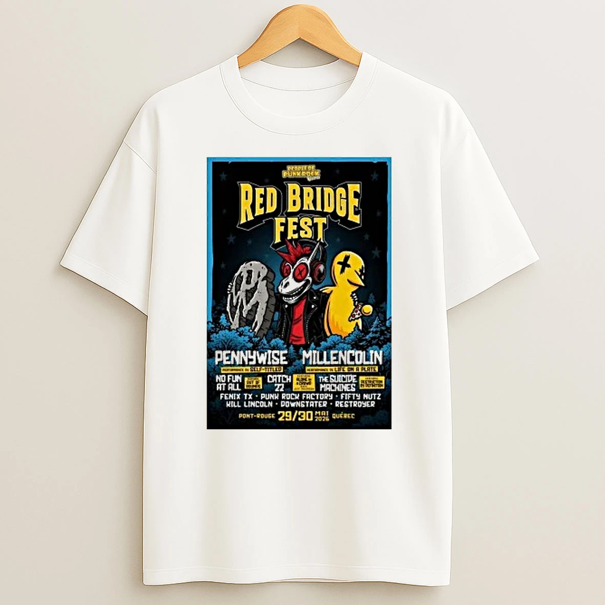 Red Bridge Fest 5 29 5 30 2026 Quebec Canada Shirts