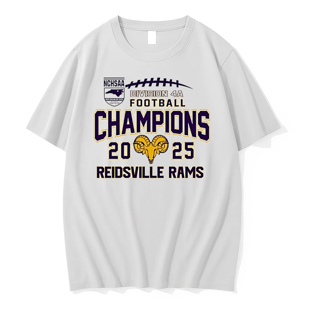 Reidsville Rams 2025 Nchsaa Division 4a Football Champions Shirts