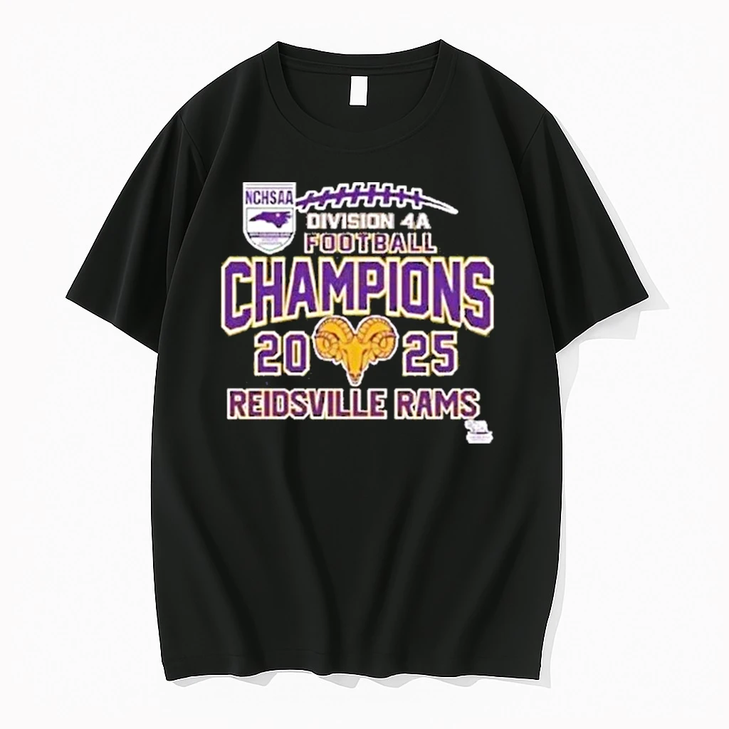 Reidsville Rams Nchsaa Division 4a Football Champions 2025 Shirts