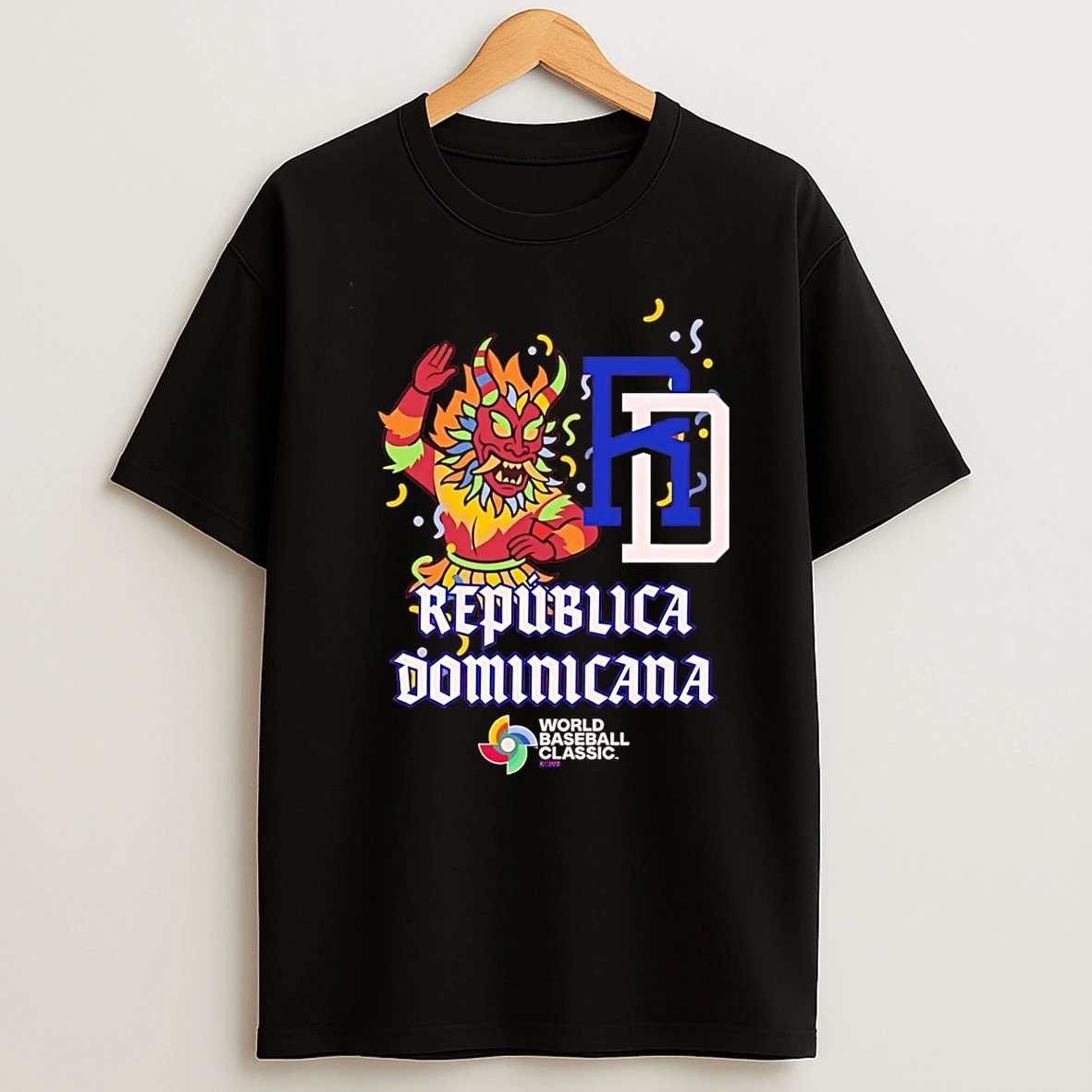 Republica Dominicana 2025 World Baseball Classic Scarlet Shirts