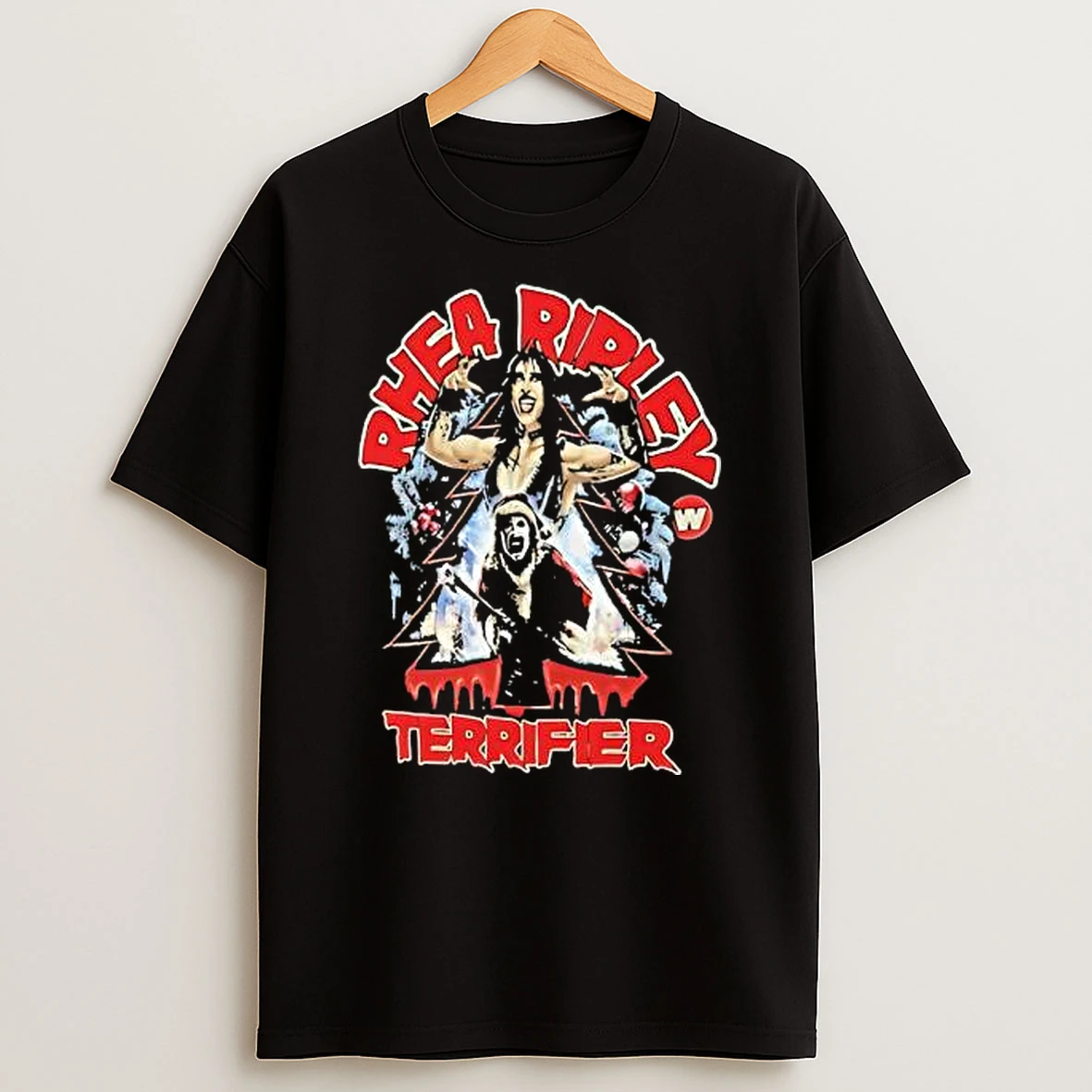 Rhea Ripley Terrifier 2025 Wwe Graphic Shirts