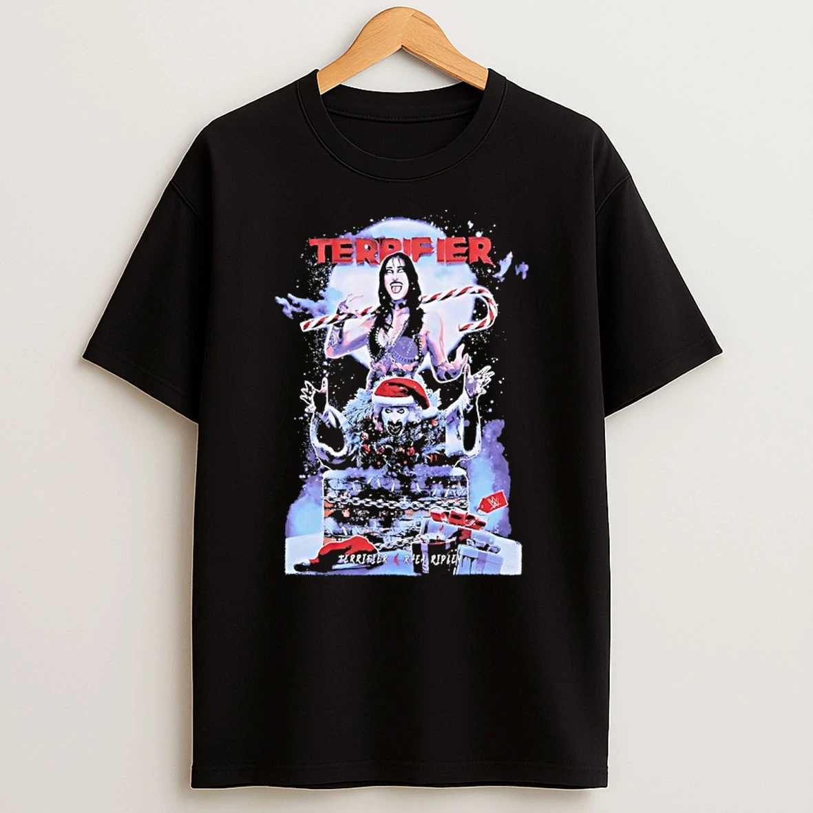 Rhea Ripley Wwe X Terrifier Holiday Shirts