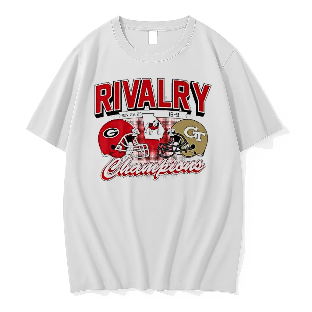 Rivalry Winner 2025 Georgia Football Champions Helmets Shirts