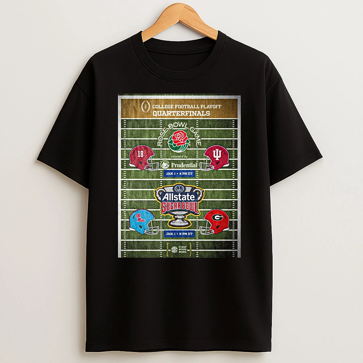 Road To The Championship Catch The Rose Bowl And Allstate Sugar Bowl Quarterfinals This Jan 1st Shirts