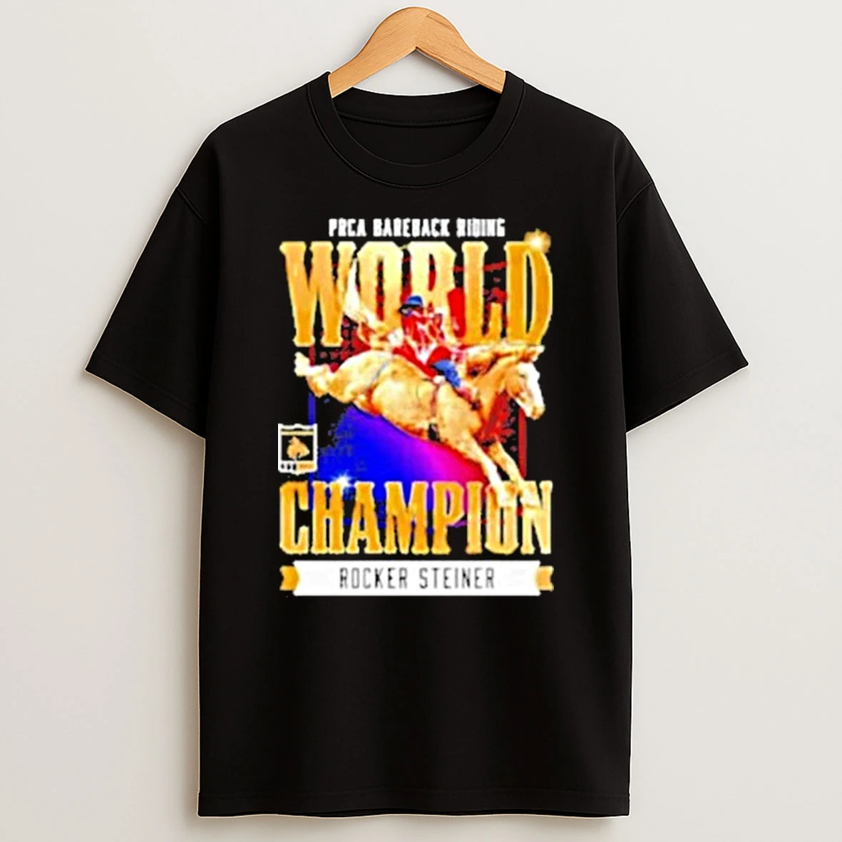 Rocker Steiner Nfr 2025 Prca Bareback Riding World Champion Shirts