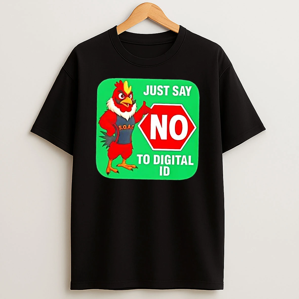 Rooster Just Say No To Digital Id Shirts