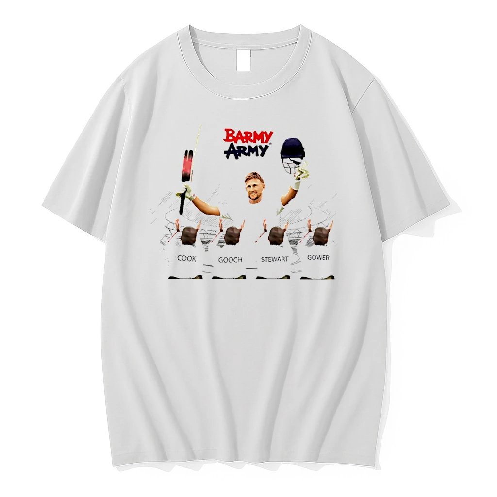 Root Ovation Cook Gooch Stewart Gower Joe England Barmy Army Shirts