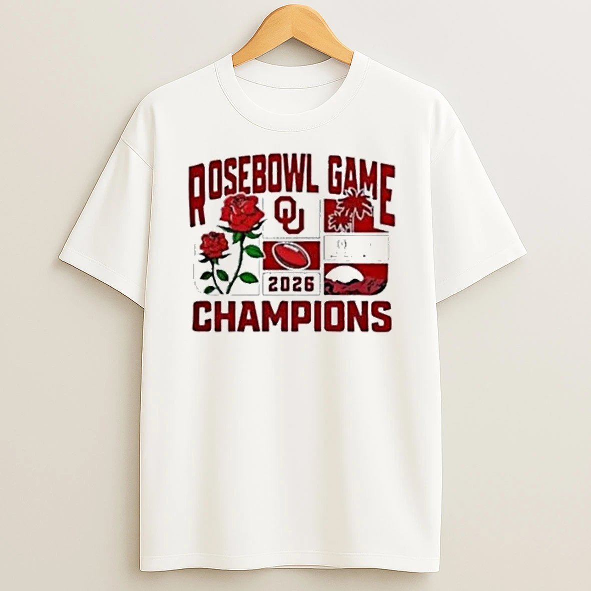 Rose Bowl Champions Oklahoma Sooners Football 2026 Shirts