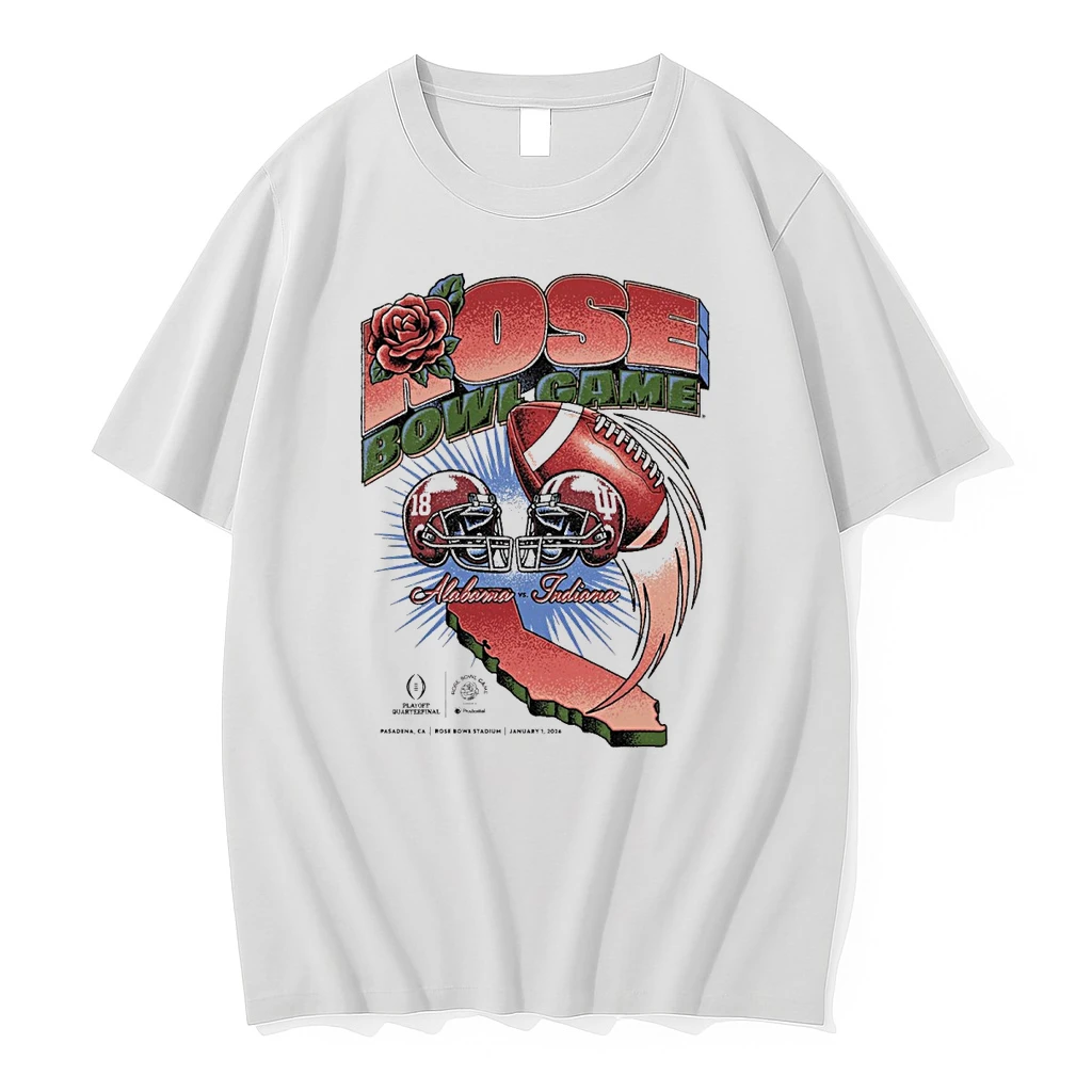 Rose Bowl Game Alabama Crimson Tide Vs Indiana Hoosiers Football Helmet Pasadena Ca Rose Bowl Stadium January 1 2016 Shirts
