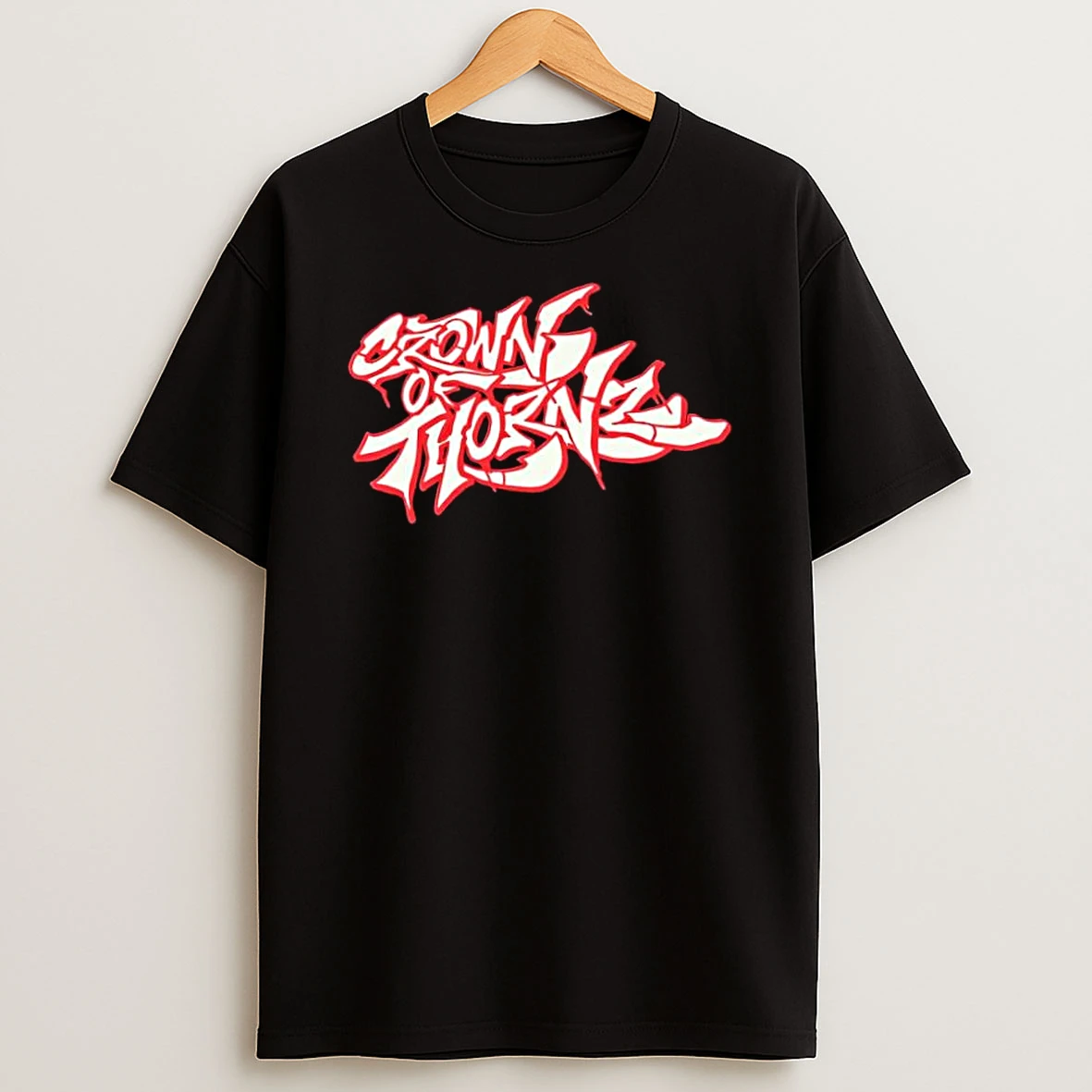 Rown Of Thornz Design Text Shirts
