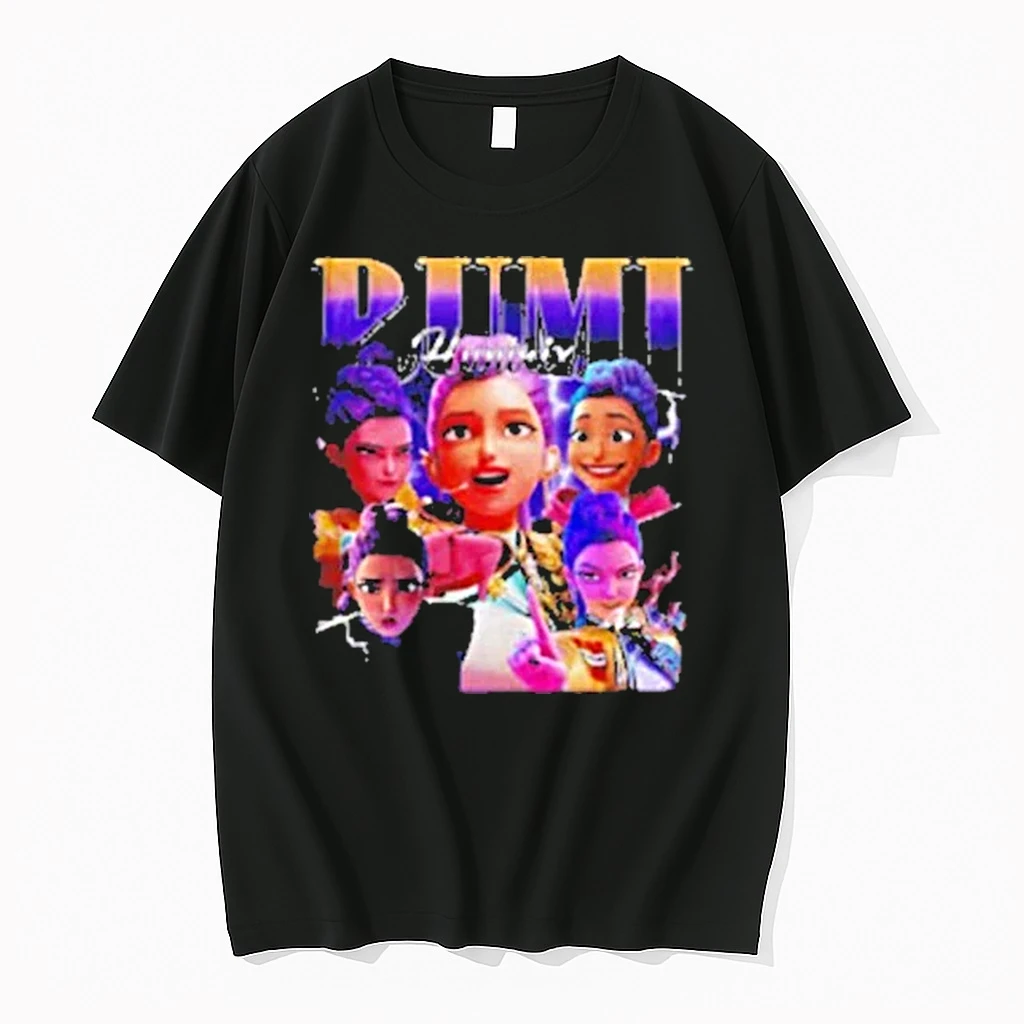 Rumi Huntrix Kpop Demon Hunters 90s Bootleg Shirts