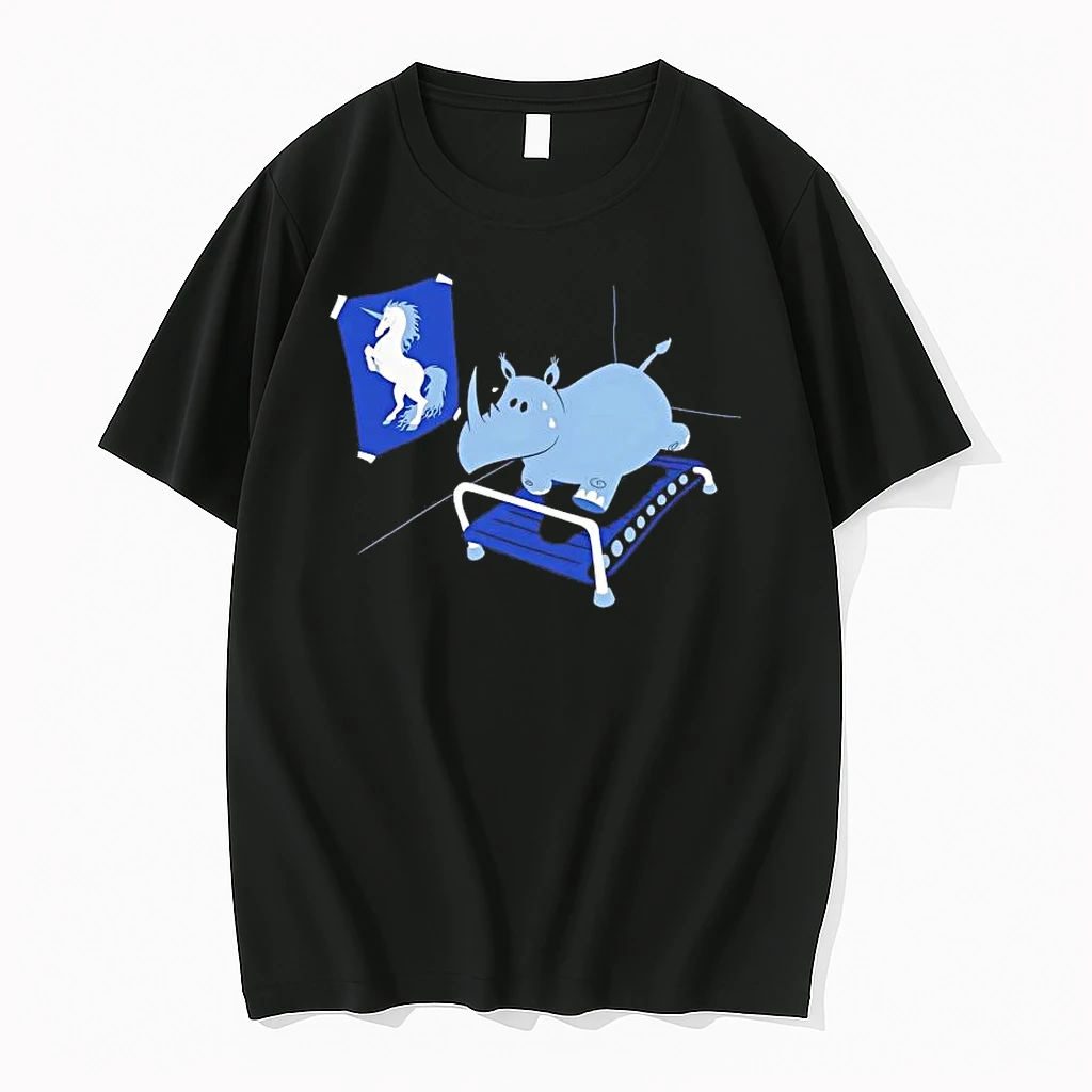 Running Rhino To Unicorn Shirts