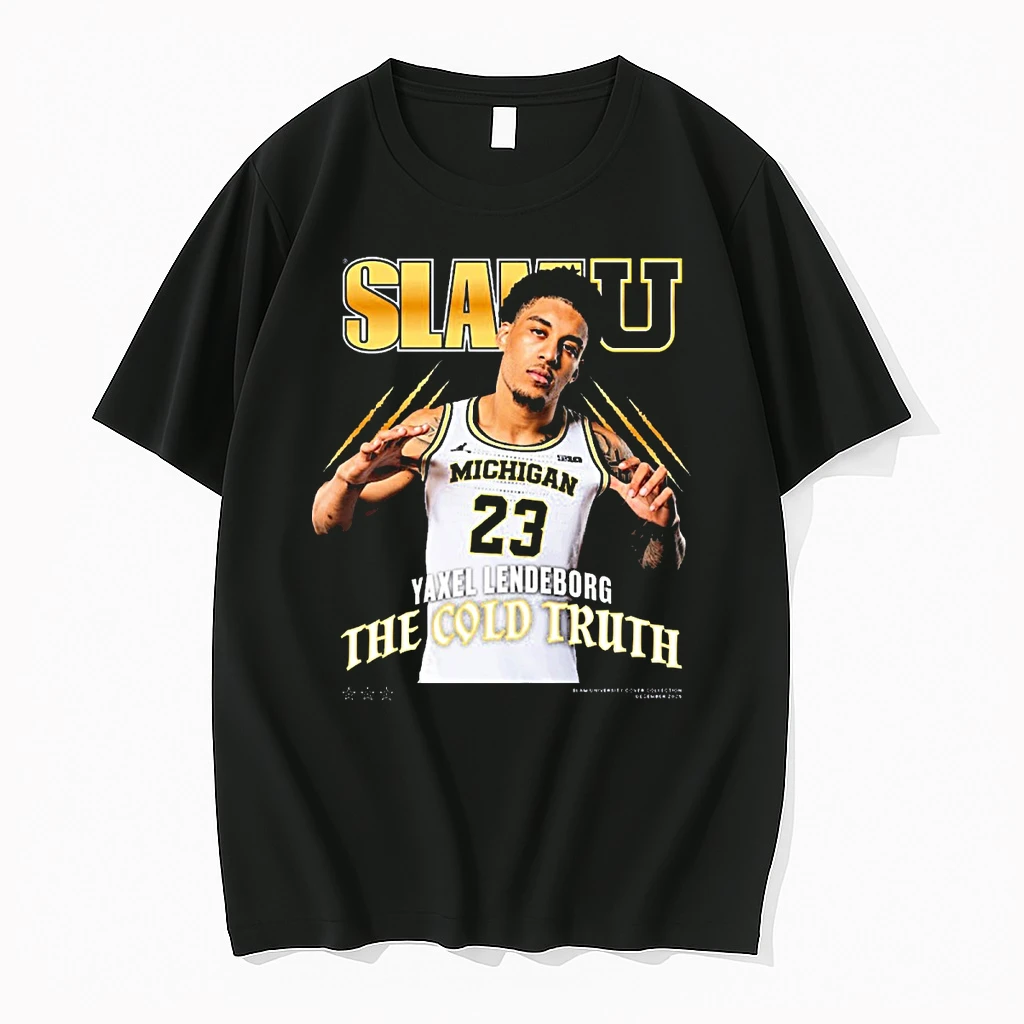 Slam U Yaxel Lendeborg 2025 Michigan Wolverines The Cold Truth Shirts