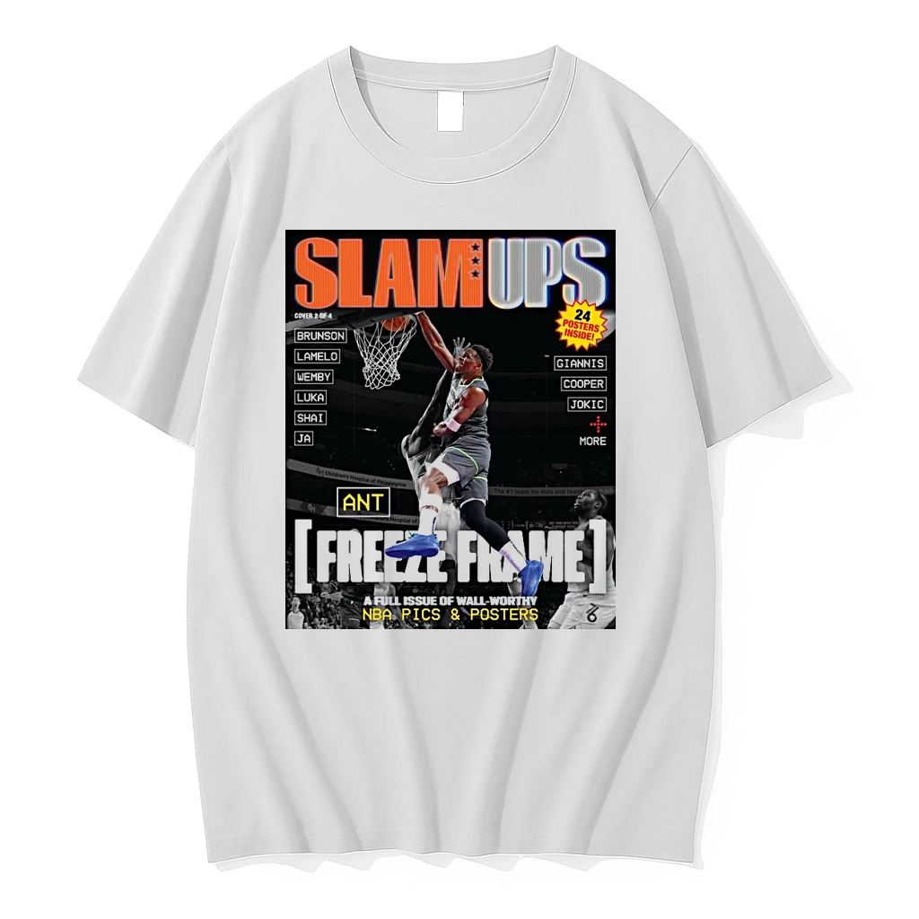 Slam Ups Anthony Edwards Freeze Frame A Full Issue Of Wall Worthy Shirts
