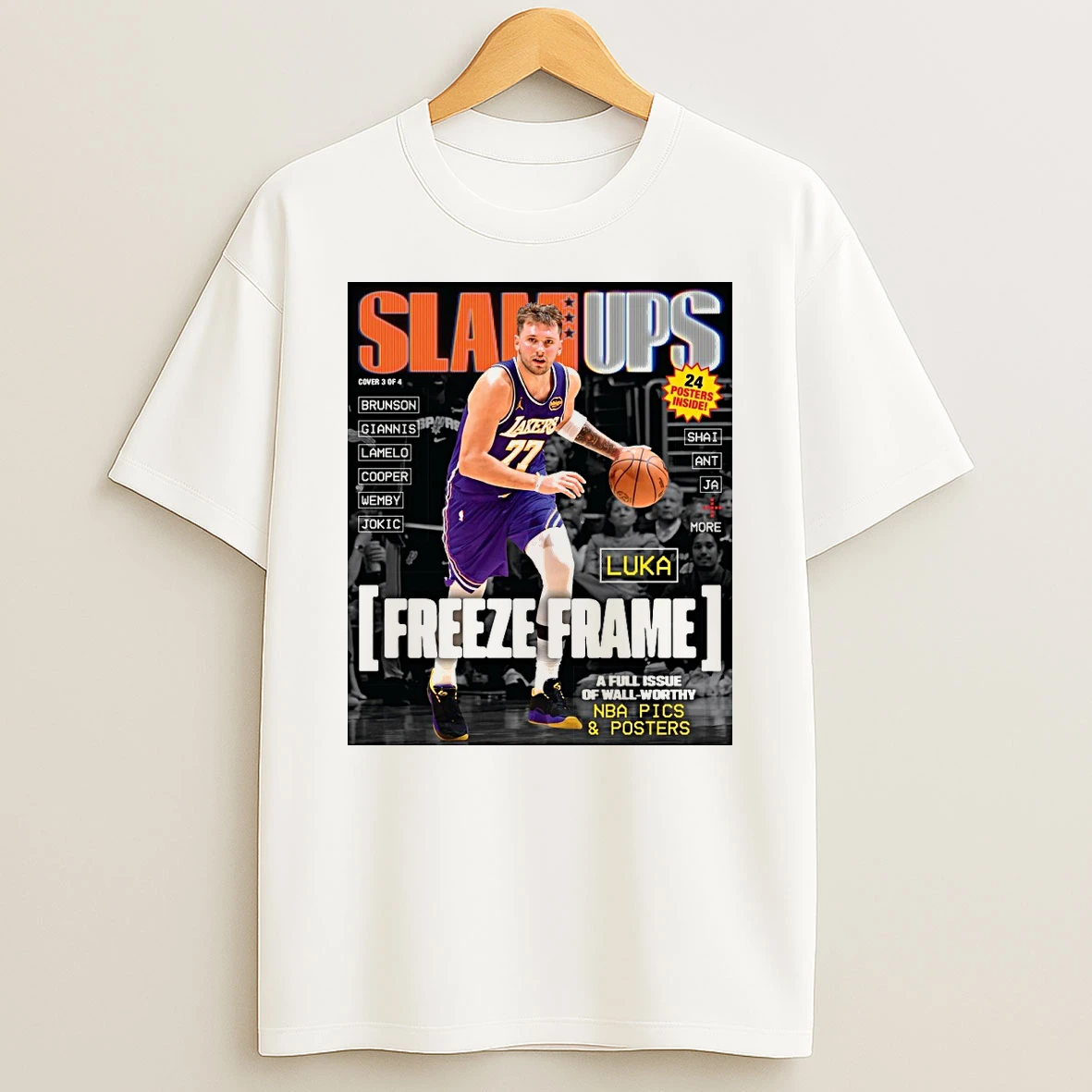 Slam Ups Luka Doncic Freeze Frame A Full Issue Of Wall Worthy Shirts