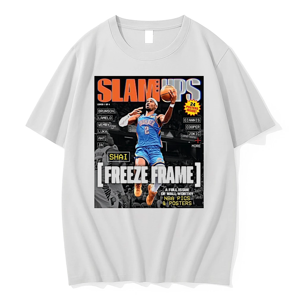 Slam Ups Shai Gilgeous Alexander Freeze Frame A Full Issue Of Wall Worthy Shirts