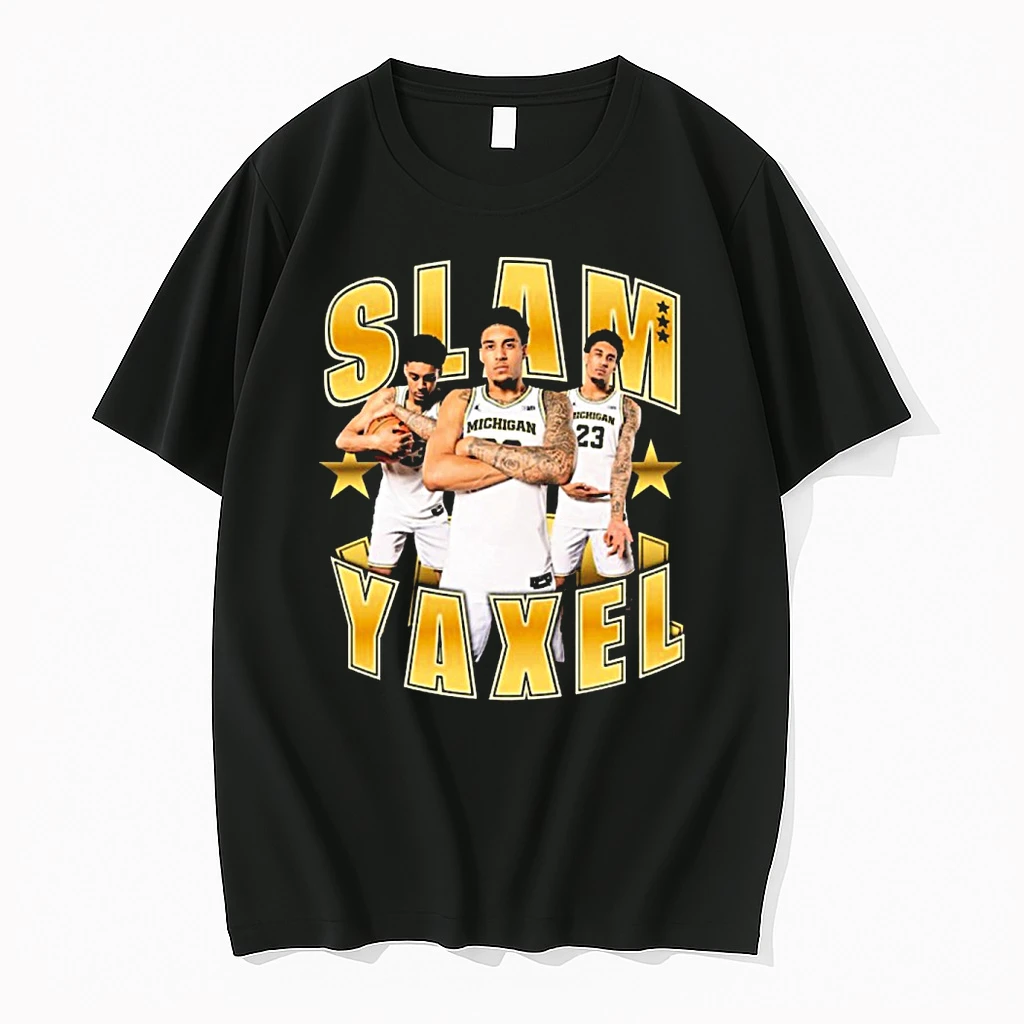 Slam Yaxel Lendeborg Remix 2025 Big Ten Michigan Wolverines Basketball Shirts